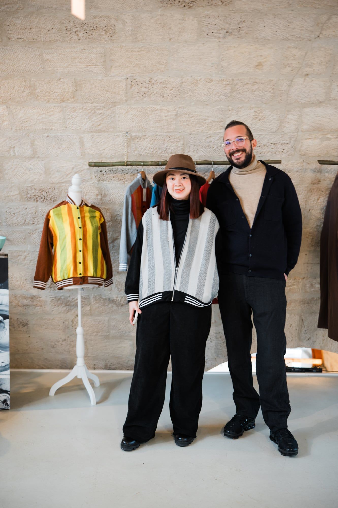 Emgee, owner of Get Spotted, at the Ithemba showroom in Paris