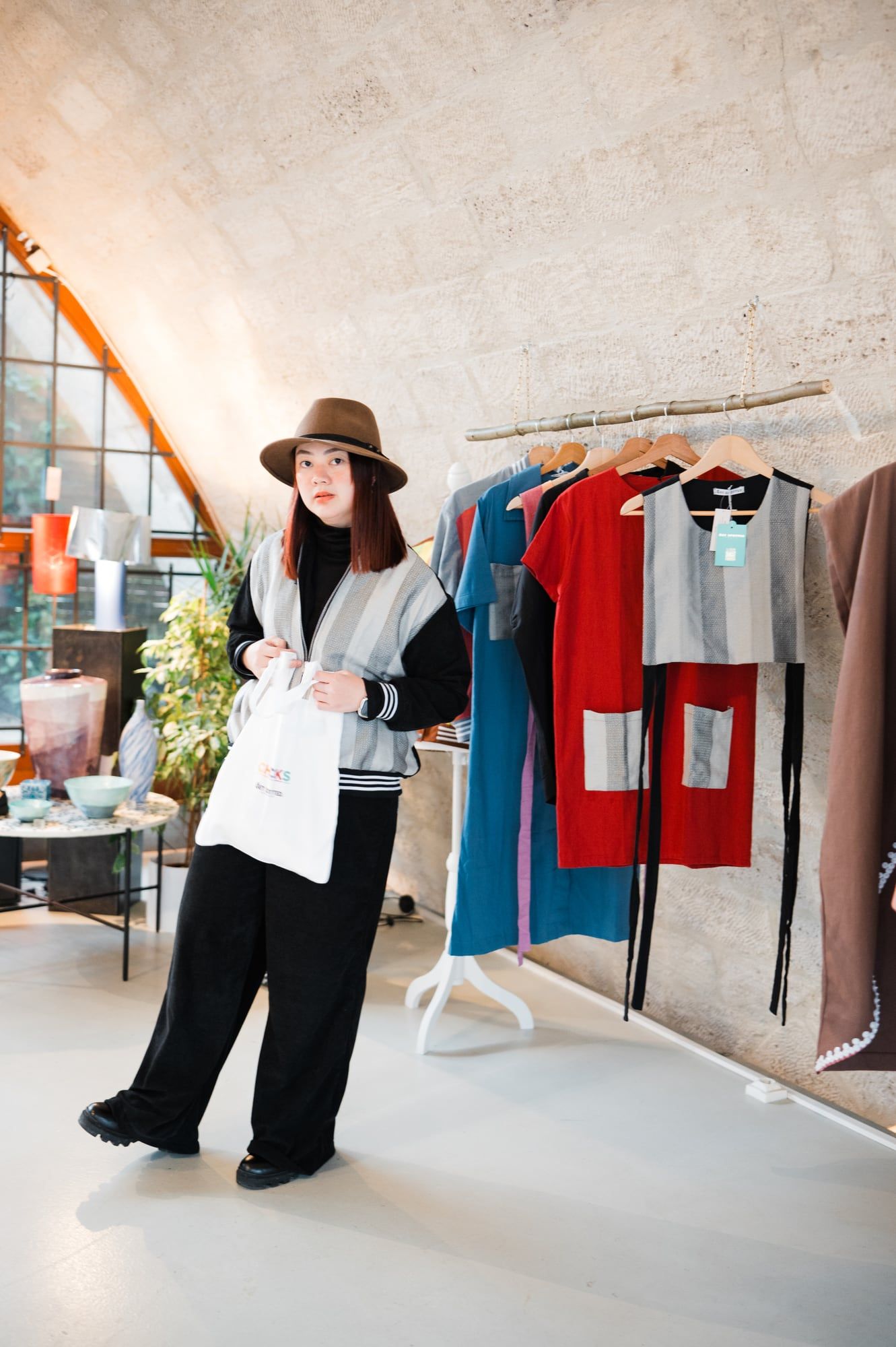 Emgee by the CHICKS x Get Spotted rail in the bomber jacket and pants