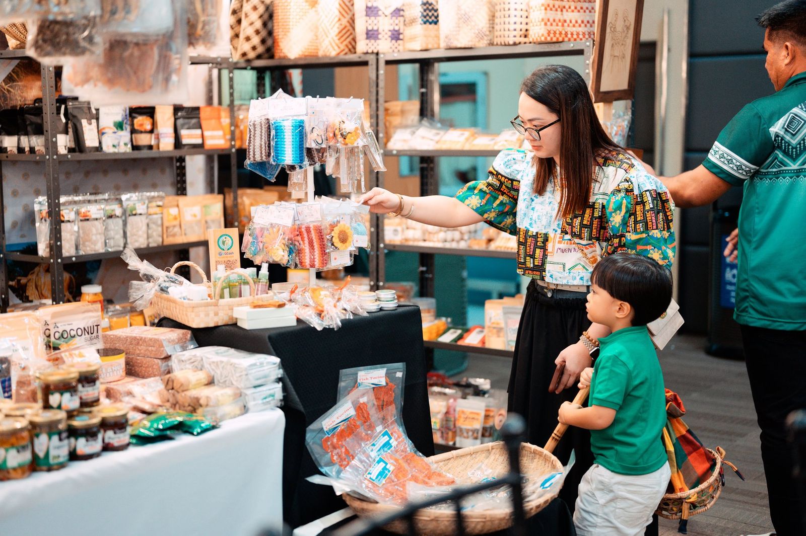 Visiting a fellow Negrense brand's booth at the Negros Trade Fair 2025