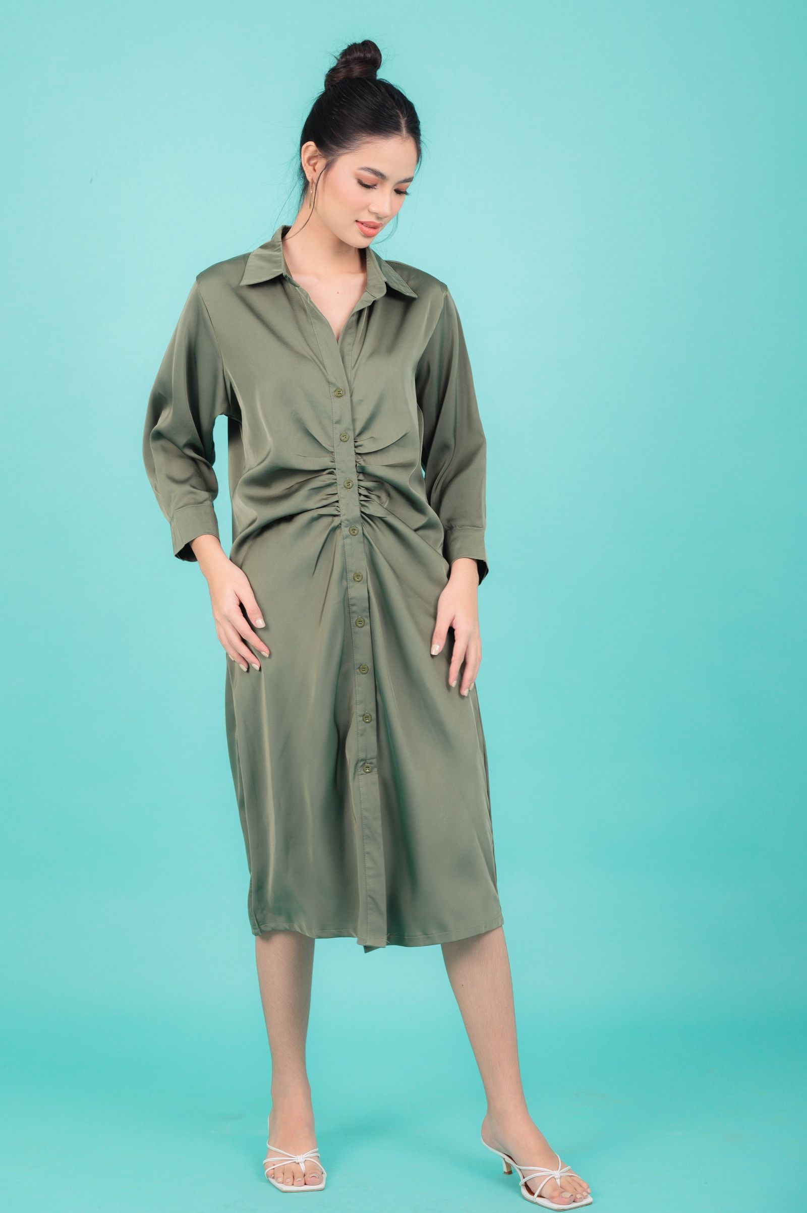 GS Events 2: Willow Silk Buttondown