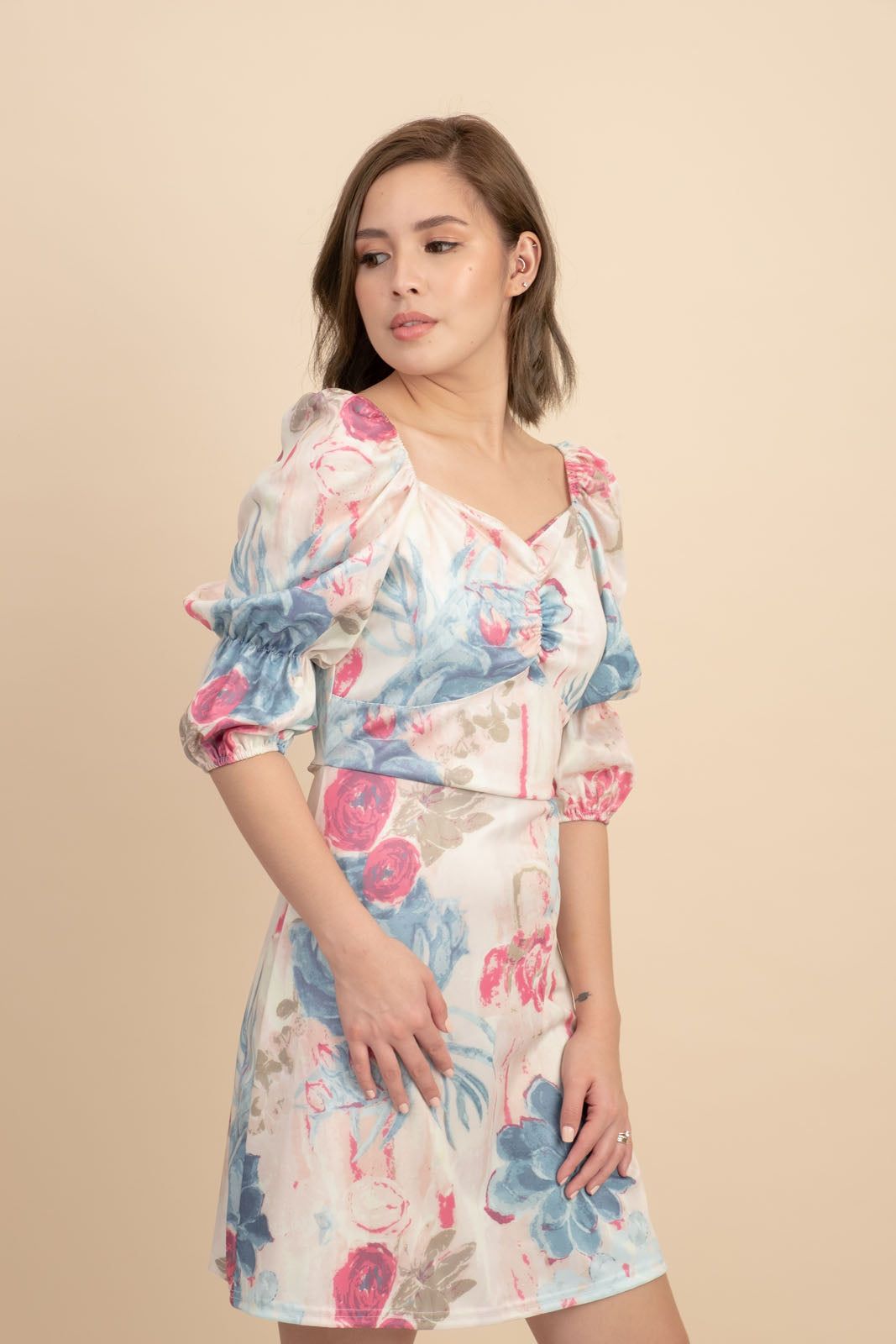 Joline Printed Floral Dress