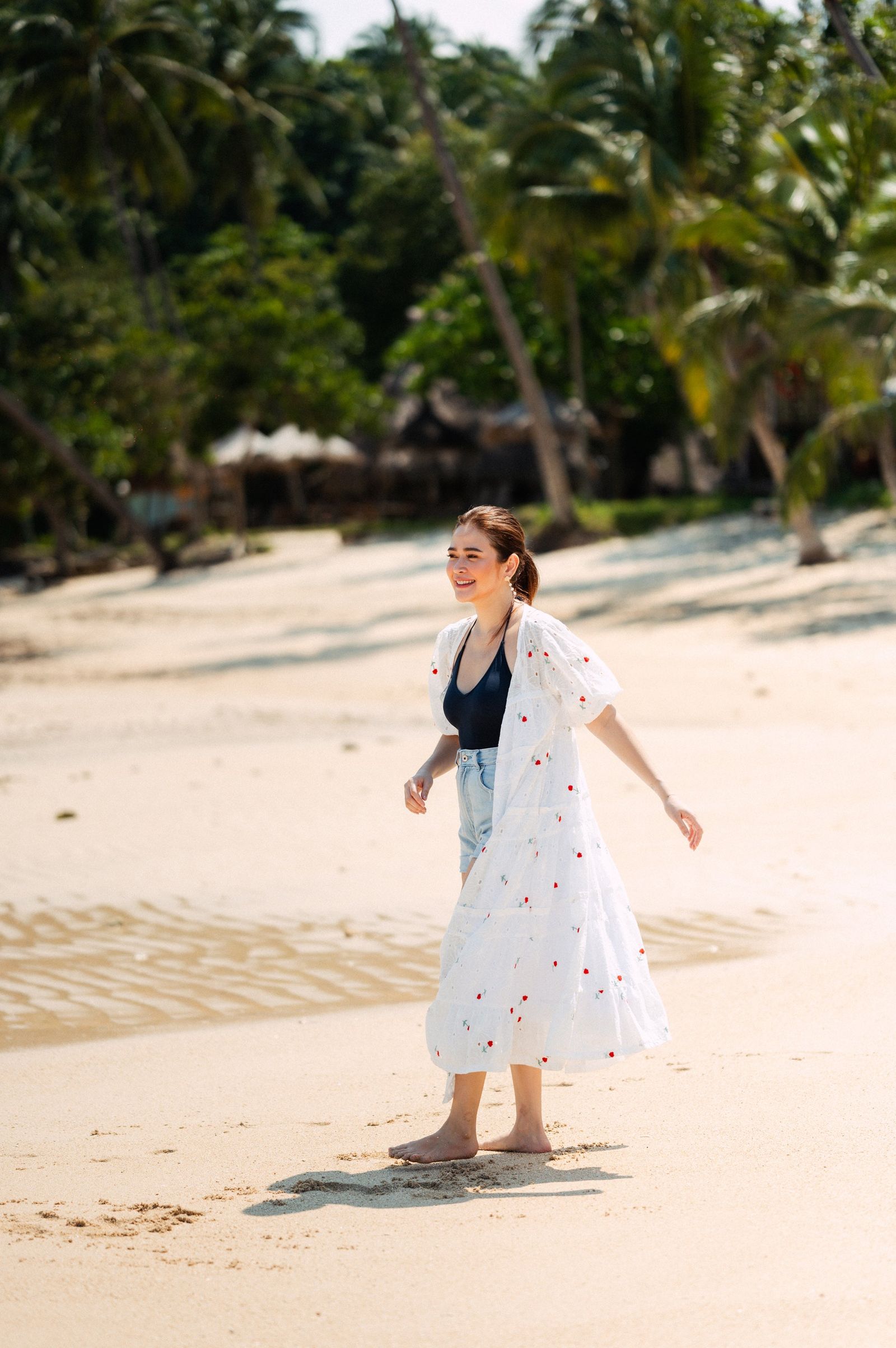 Bela Padilla x Get Spotted: Cristine Limited Edition Eyelet Dress with Rose Details