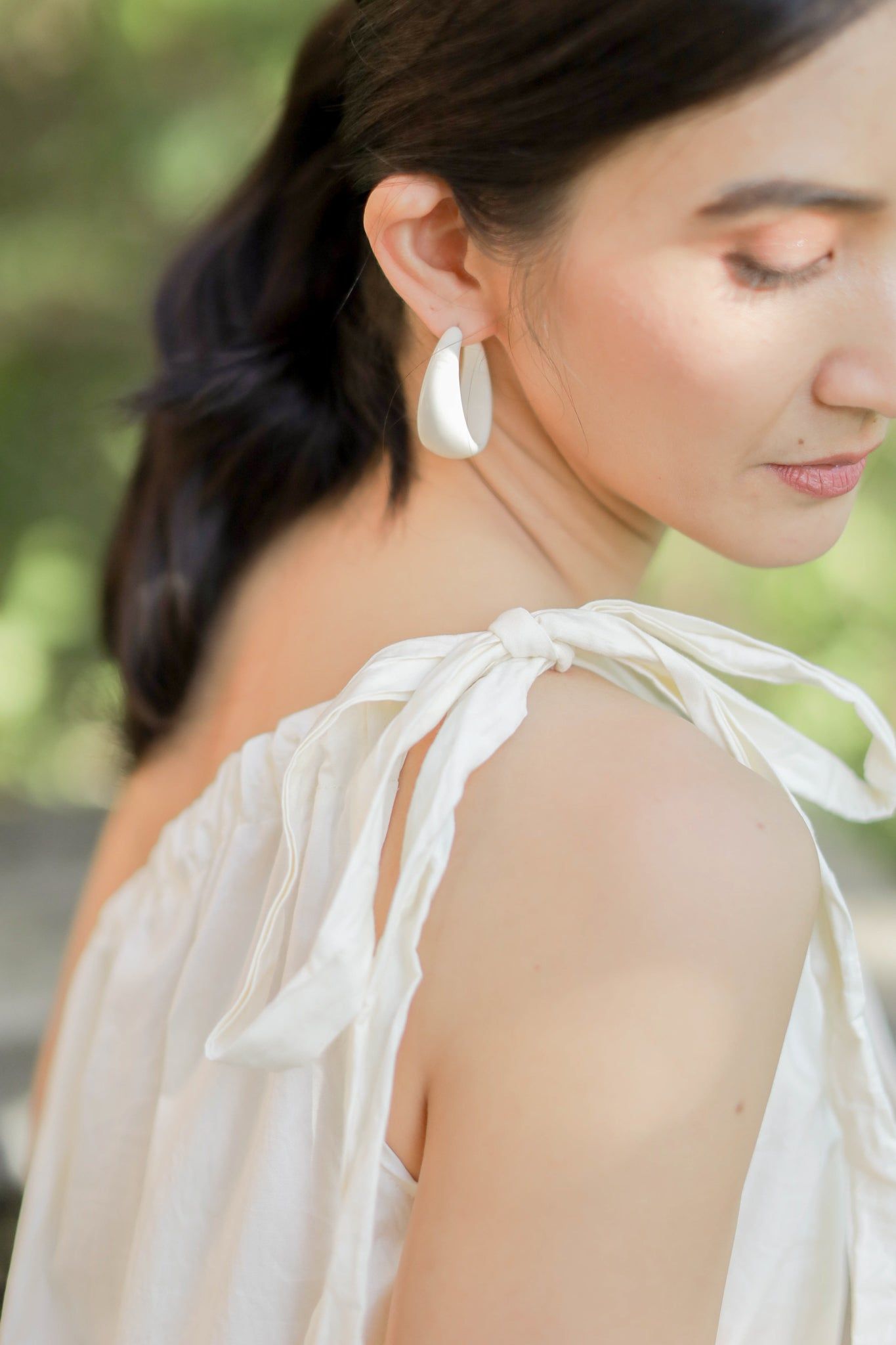 GET SPOTTED SHOP STOCKS MUM x RPB 7: Carla One-Shoulder 100% Cotton Sundress