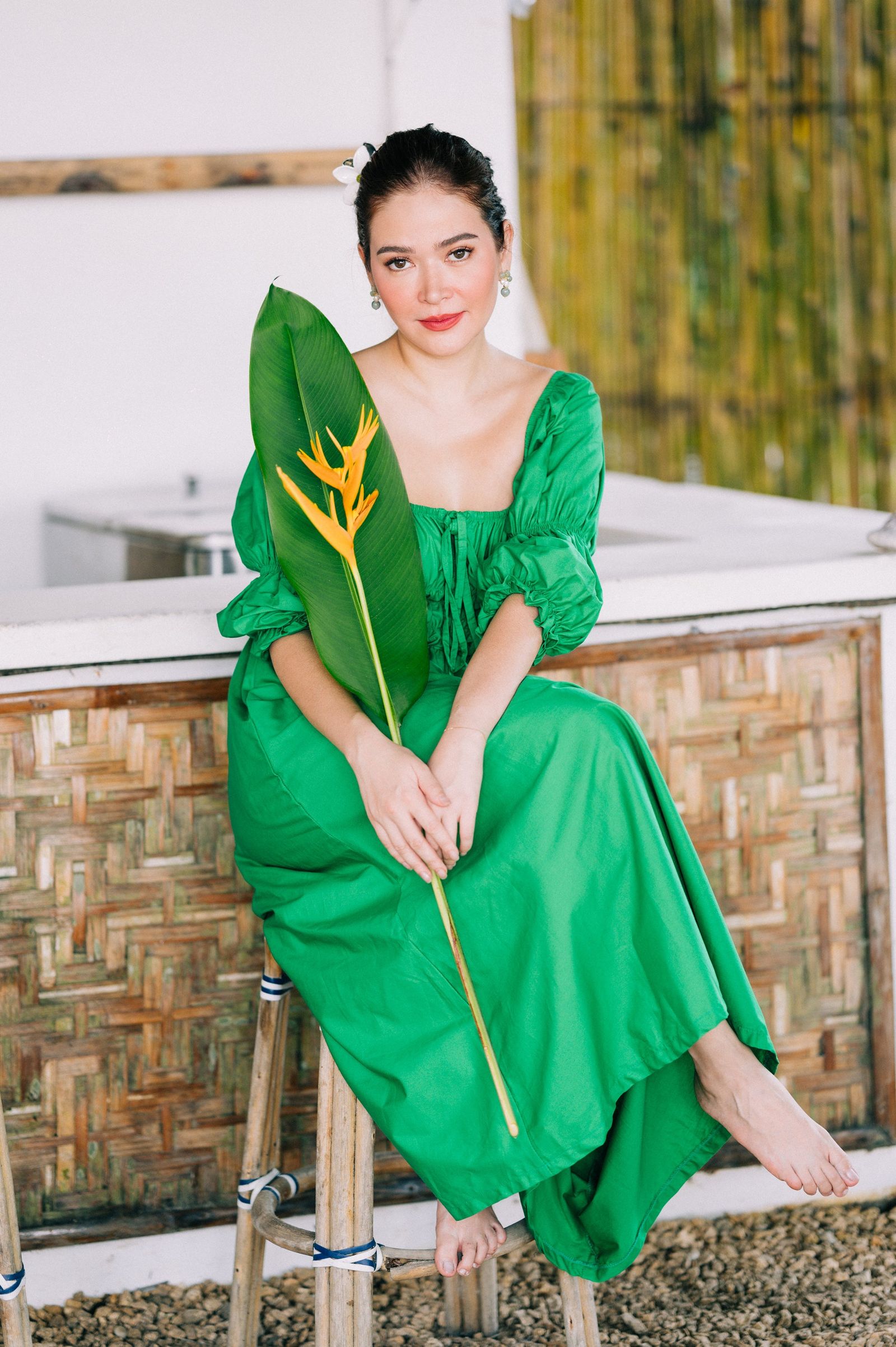 Bela Padilla x Get Spotted: Carmen Maxi Dress