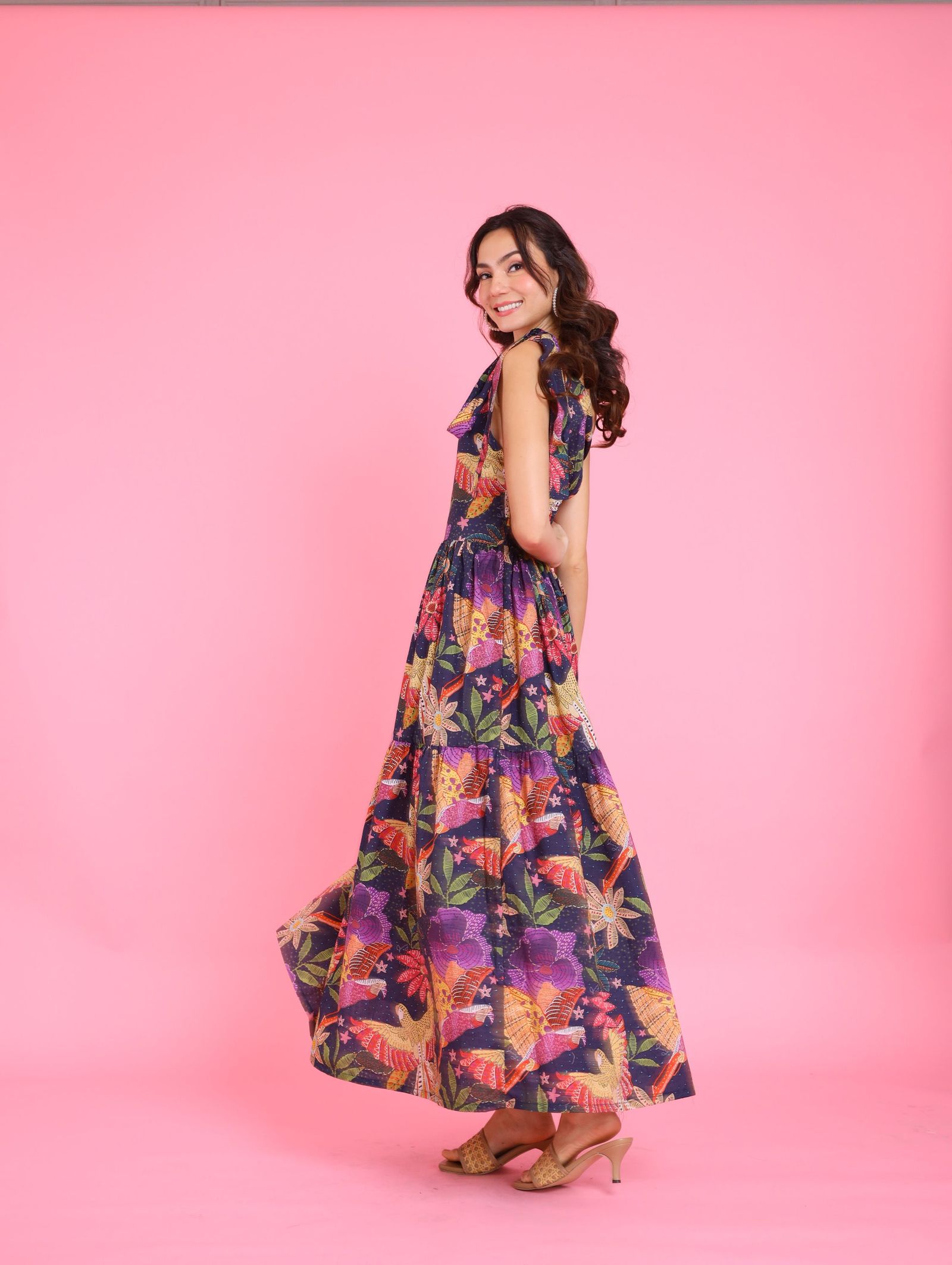 Jenny Avian Dreams: Summer One-Shoulder Smocked Back Dress