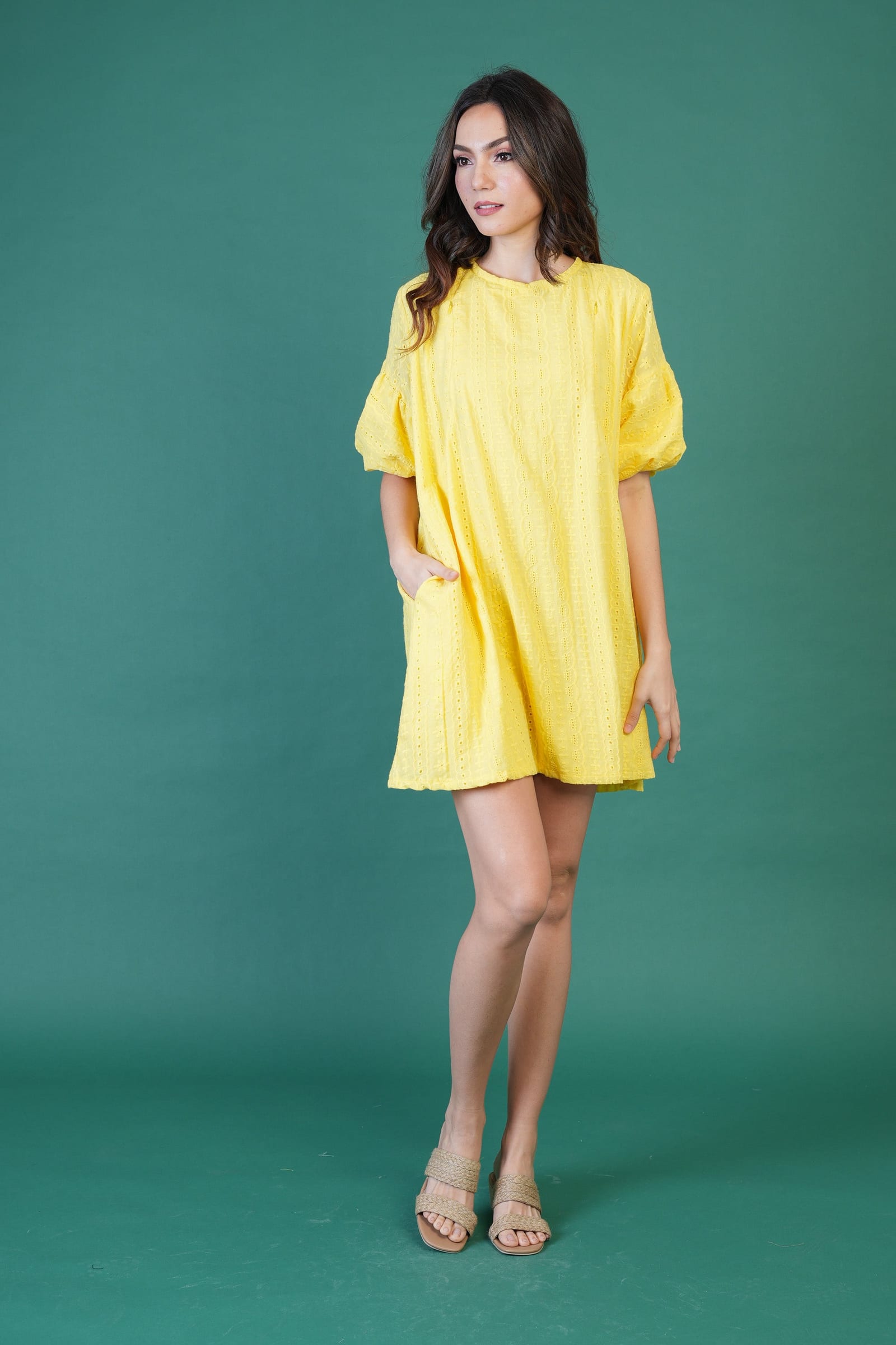 GET SPOTTED SHOP STOCKS Jenny Hues of Summer: Ava Premium Eyelet Dress