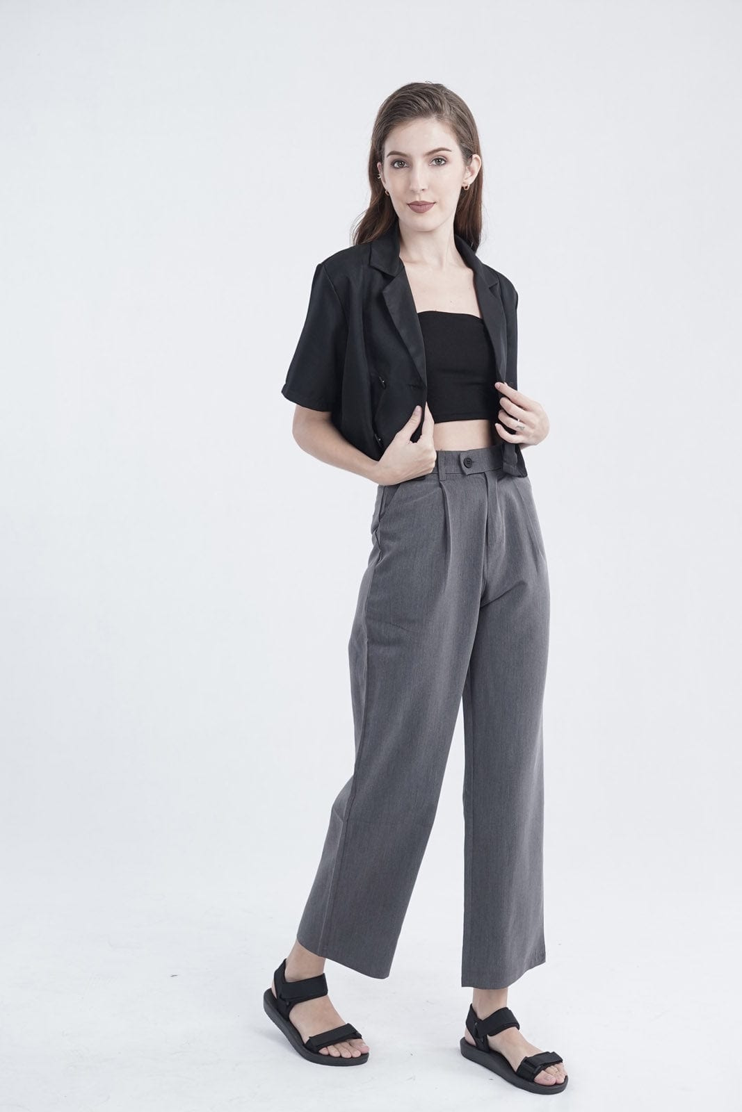 Milka Short Sleeved Button Down Top