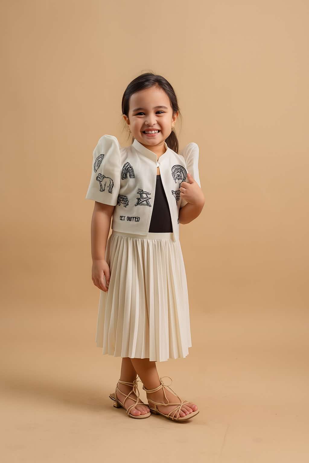 Modern Filipiniana: Luna Bolero for Little GIrls