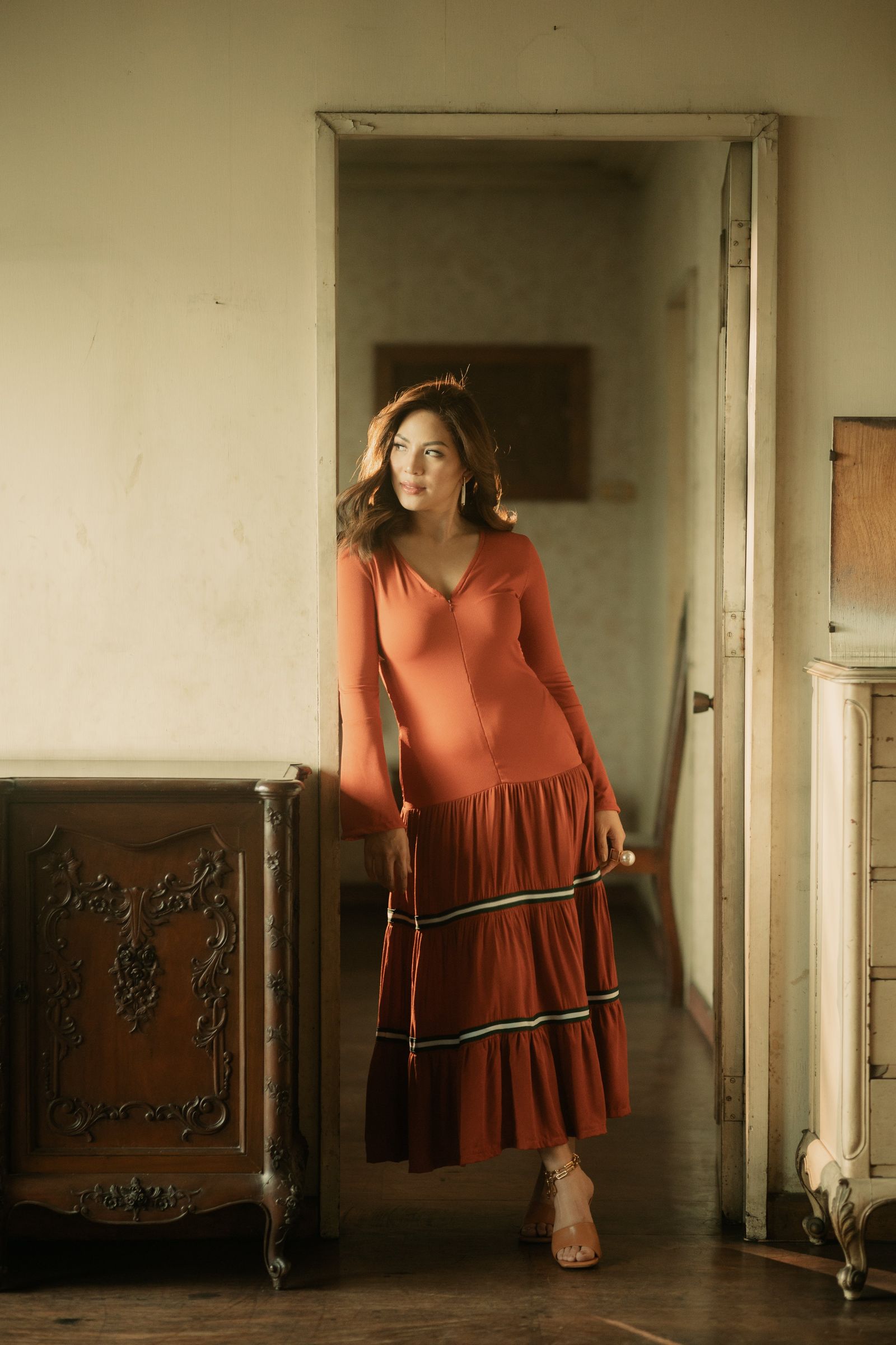 GET SPOTTED SHOP STOCKS BFM x LDG 4: LDG 4: Zelda Maxi Dress
