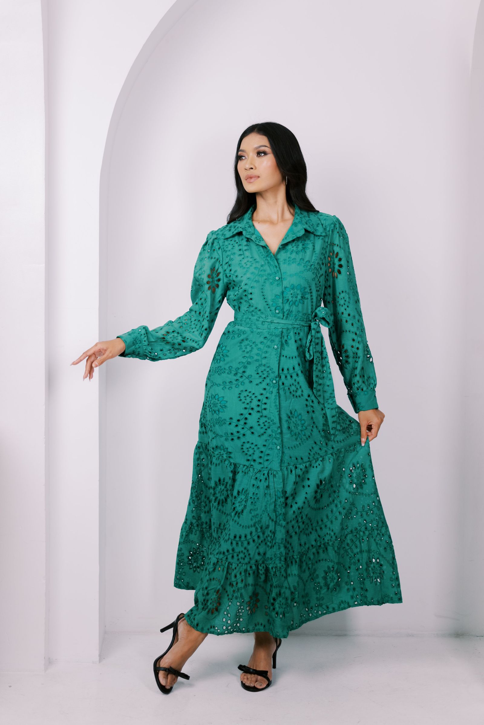 SPECIAL COLLECTION: Taro Eyelet Dress