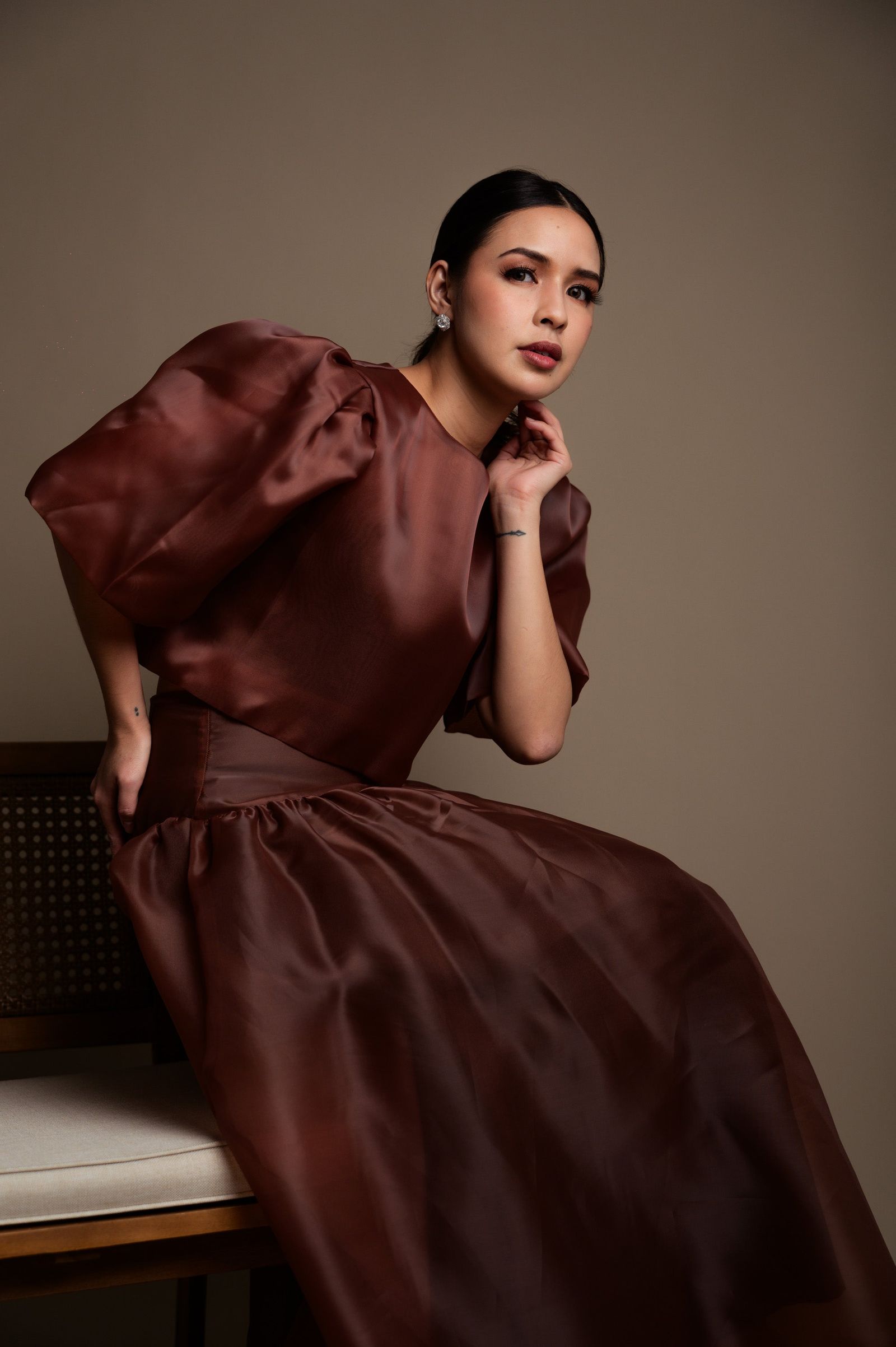 Maud London x Get Spotted: Gabriela in Mocha Mousse