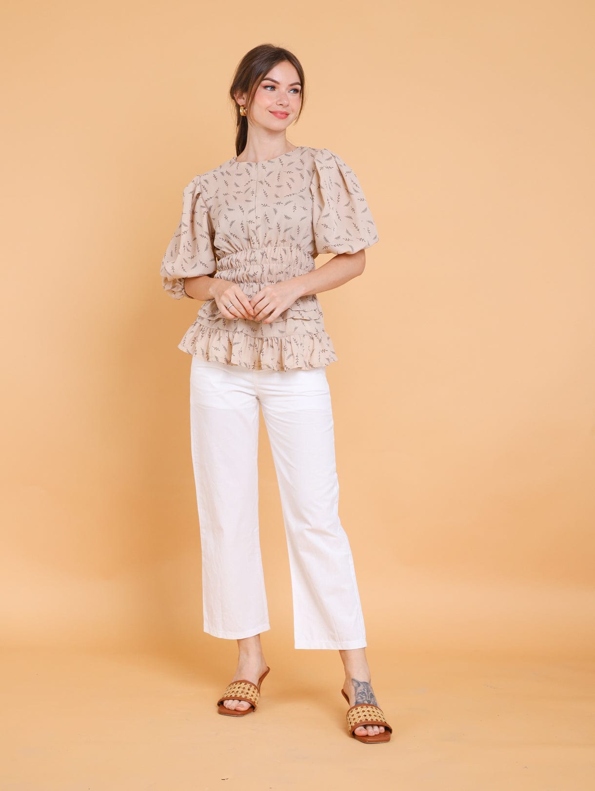 GET SPOTTED SHOP STOCKS Brown Collection: Kris Top