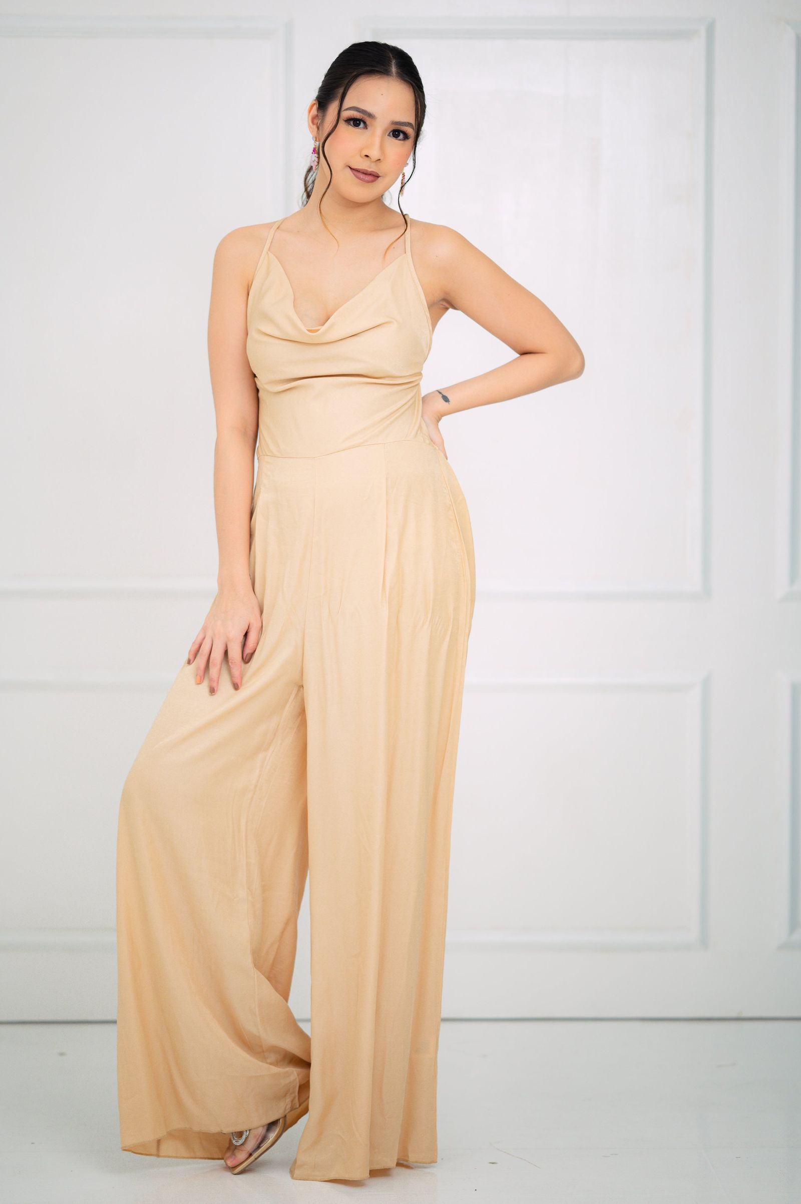 GS Date Night: Lianne Cowl Neck Jumpsuit