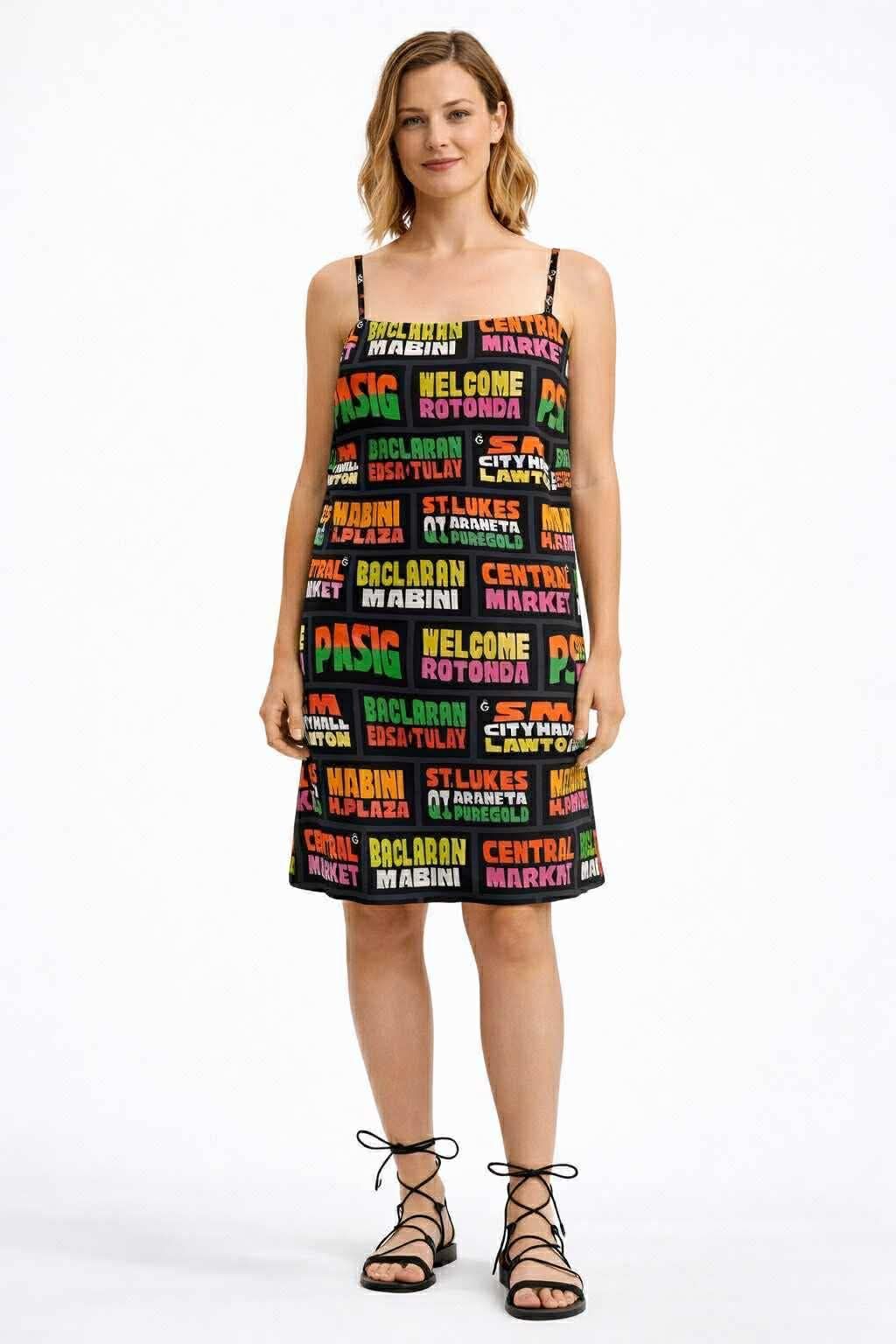 MNL EMGEE by Get Spotted: Raquel Dress in Para Po Fabric