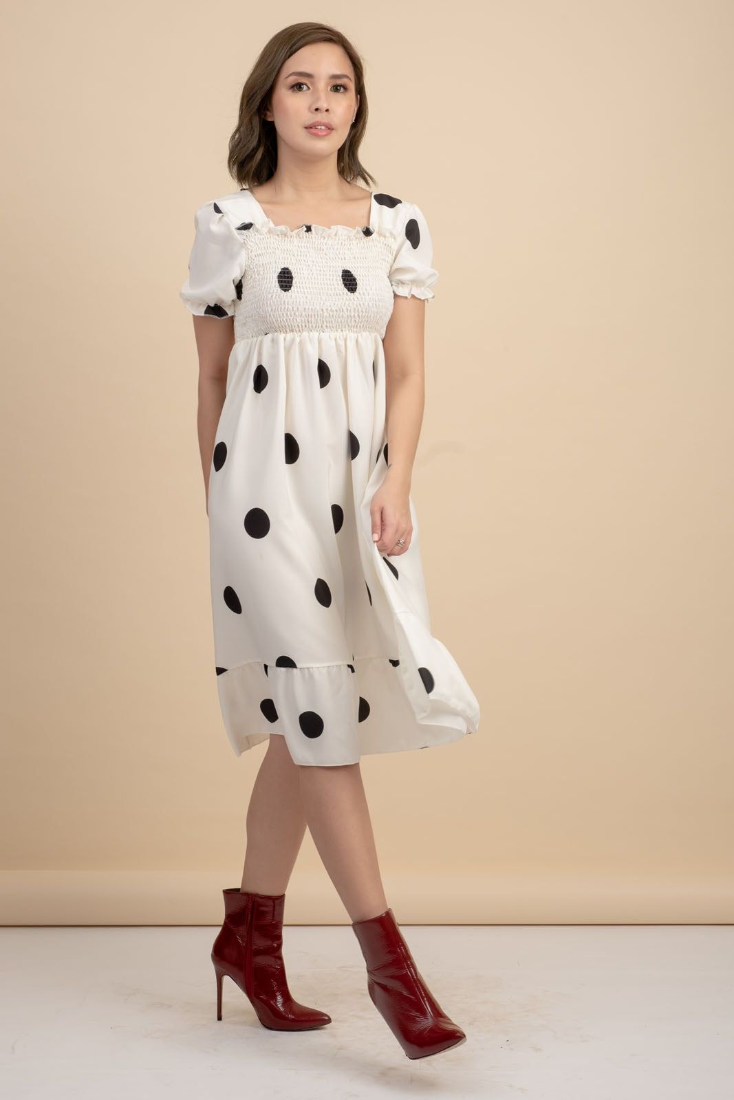 Rosalie Polka Dress