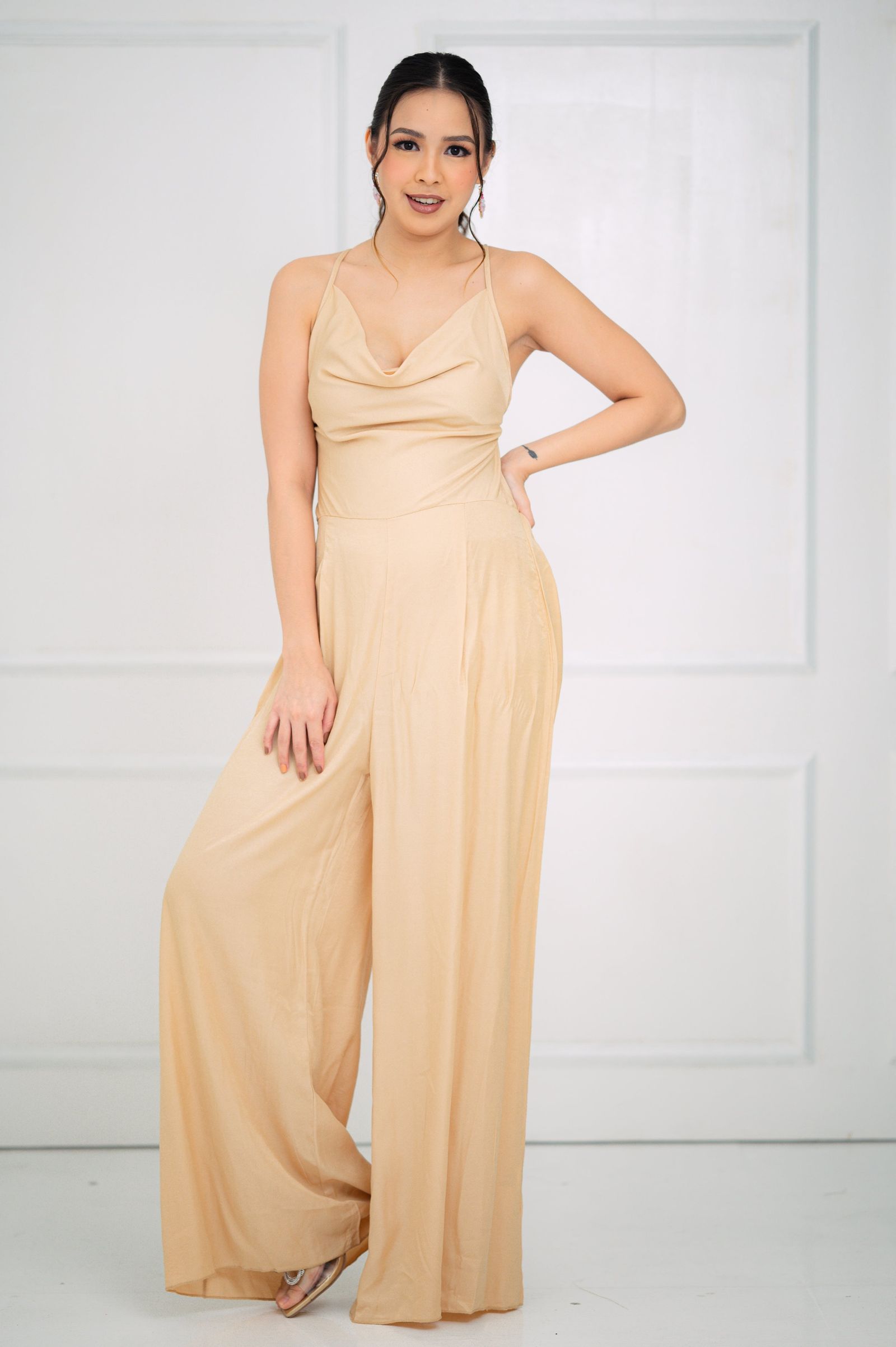 GS Date Night: Lianne Cowl Neck Jumpsuit