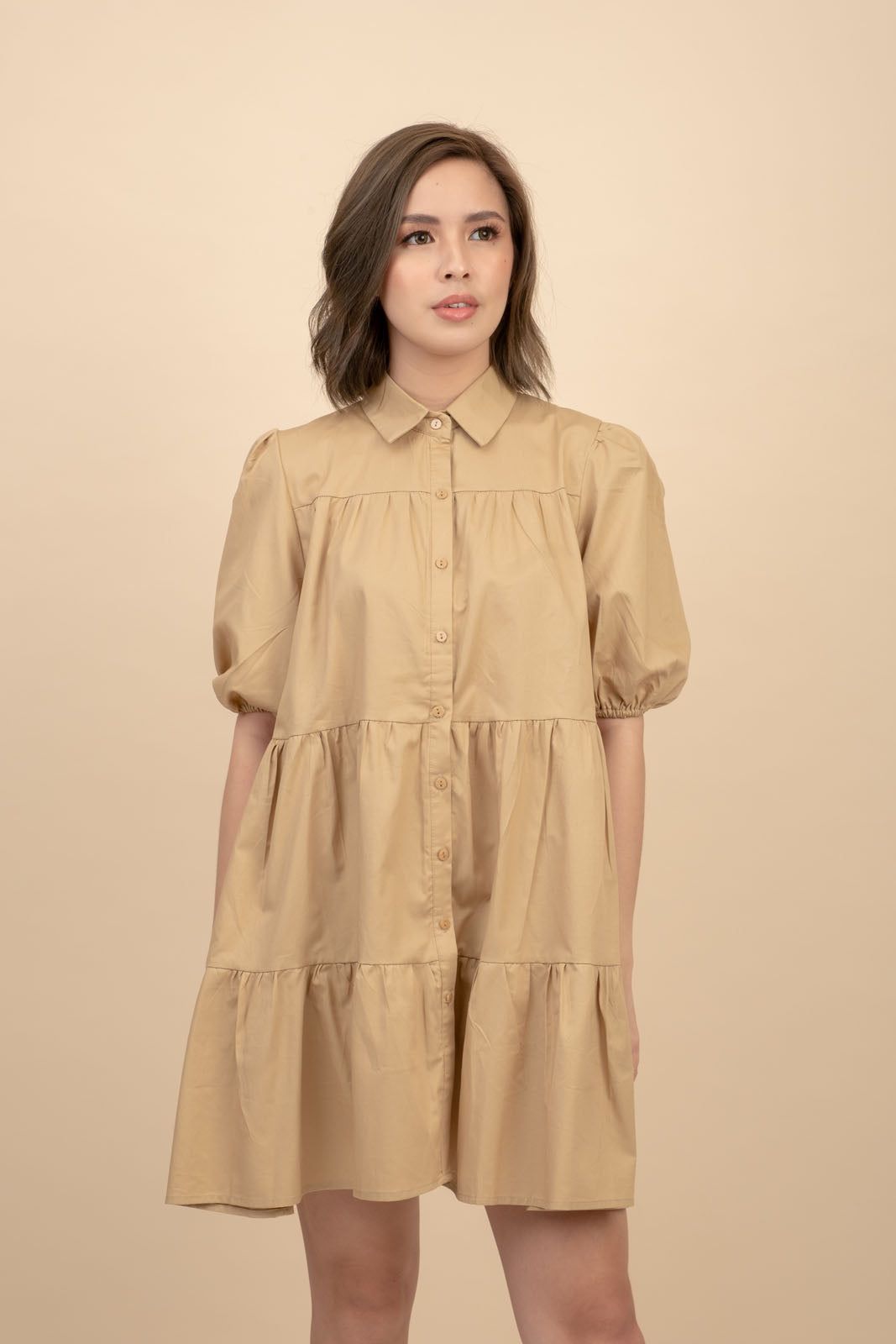 Sarah Brown Mini Dress
