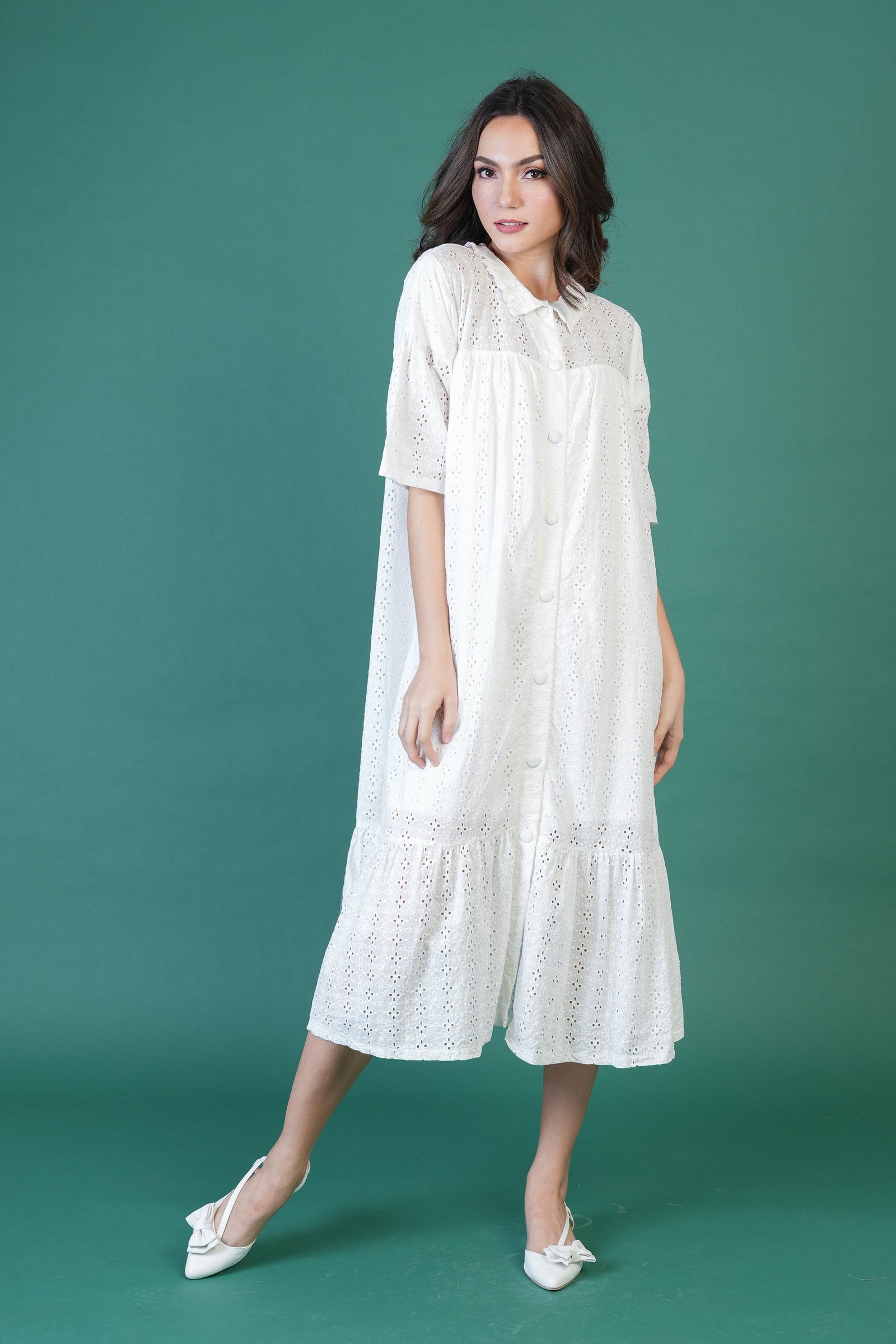 GET SPOTTED SHOP STOCKS  Jenny Whites Collection: New Arianne Premium Eyelet Dress