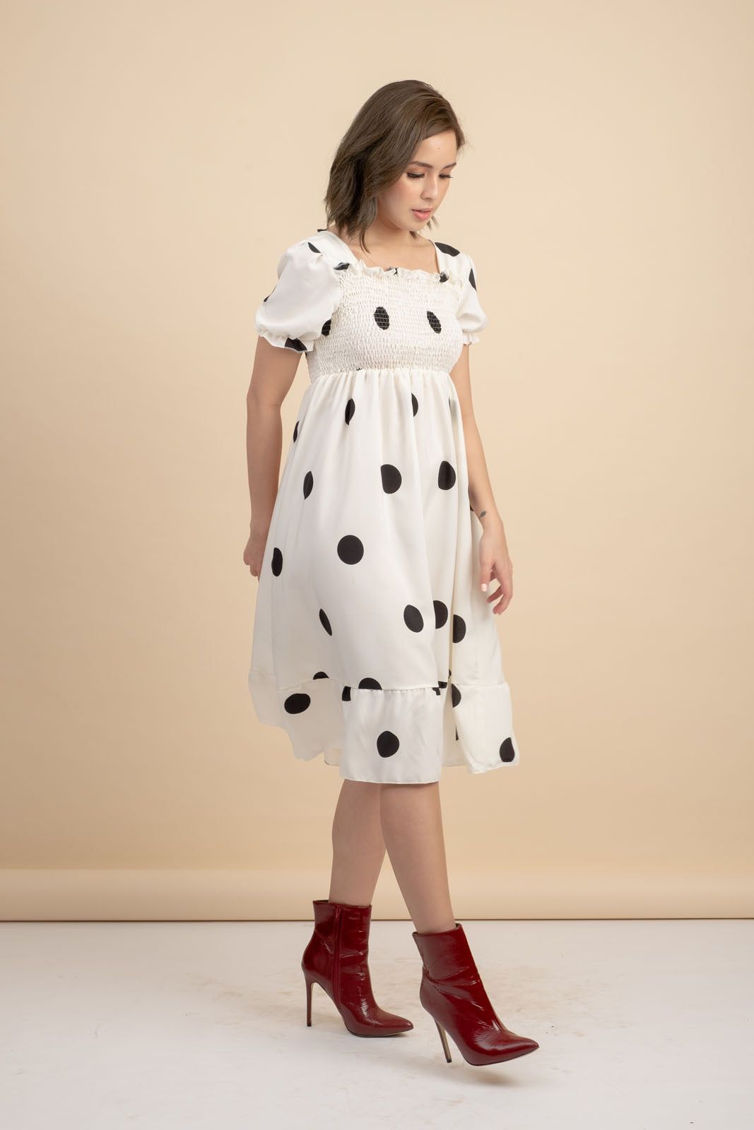 Rosalie Polka Dress