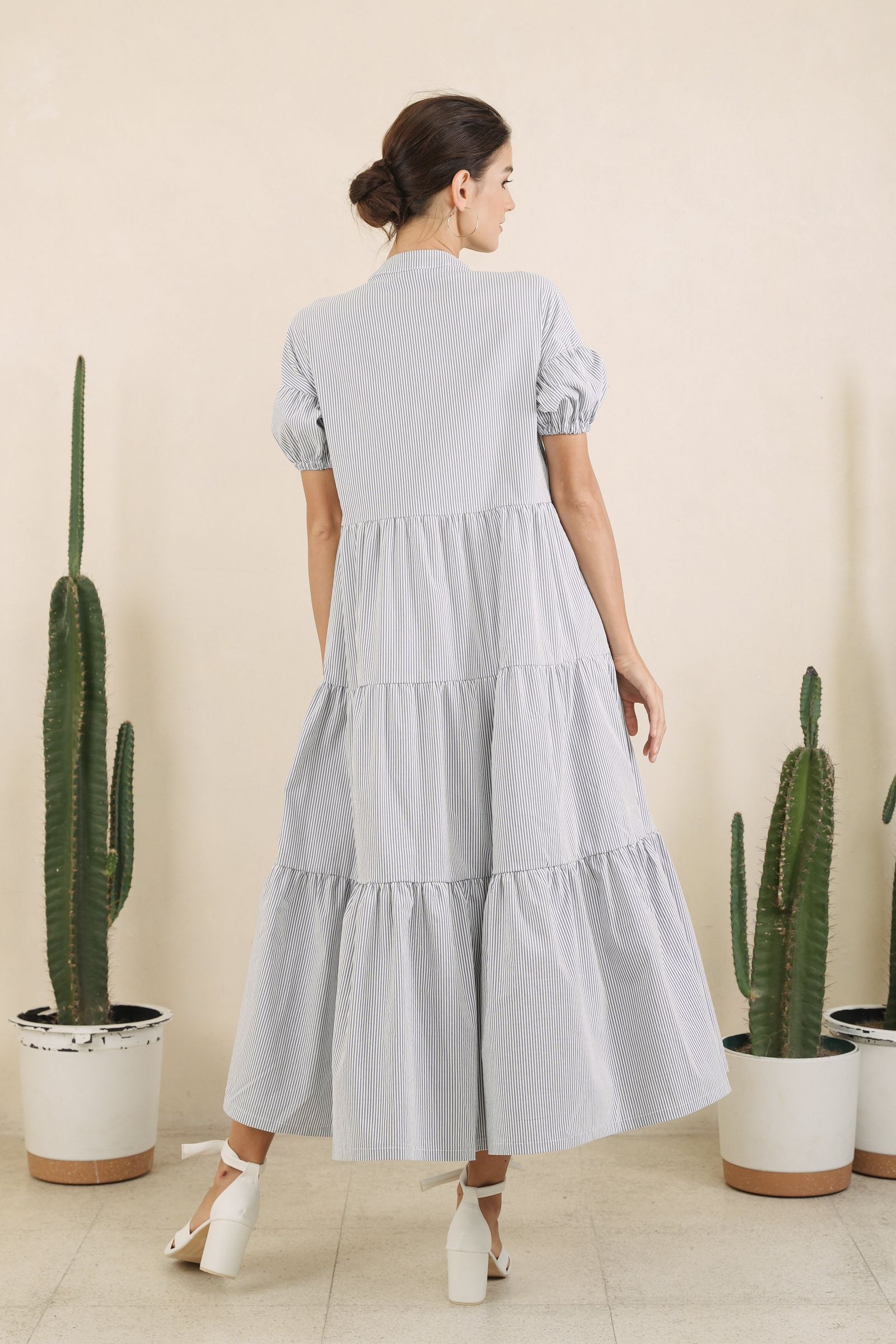 GET SPOTTED SHOP STOCKS GS Holiday: Jasmine Maxi Dress in Plain Woven Red