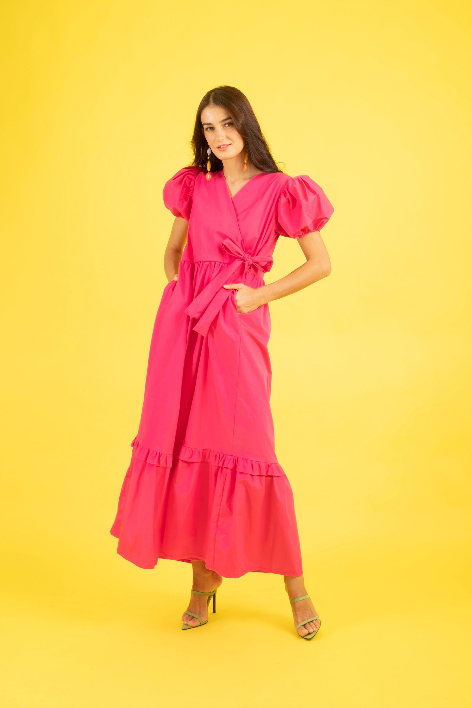 GET SPOTTED SHOP STOCKS Jenny Events: Feliza Wrap Dress