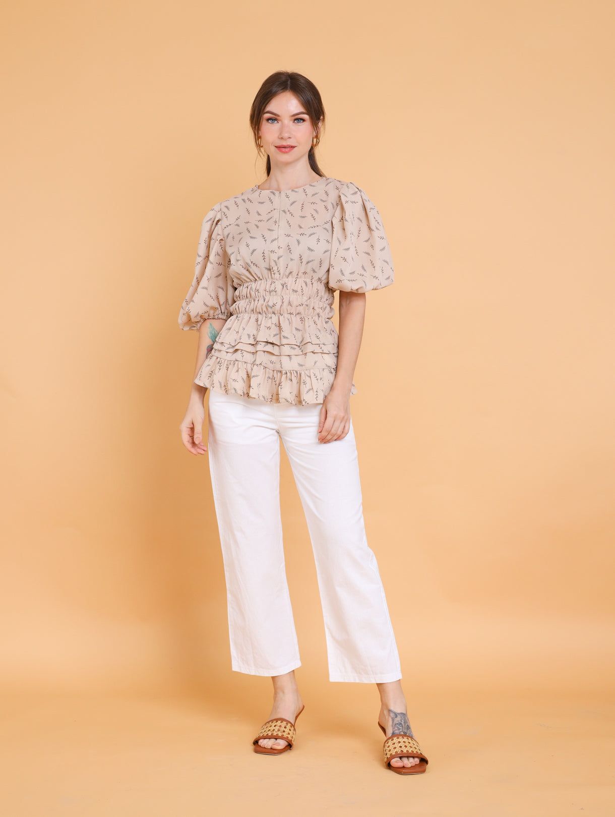 GET SPOTTED SHOP STOCKS Brown Collection: Kris Top