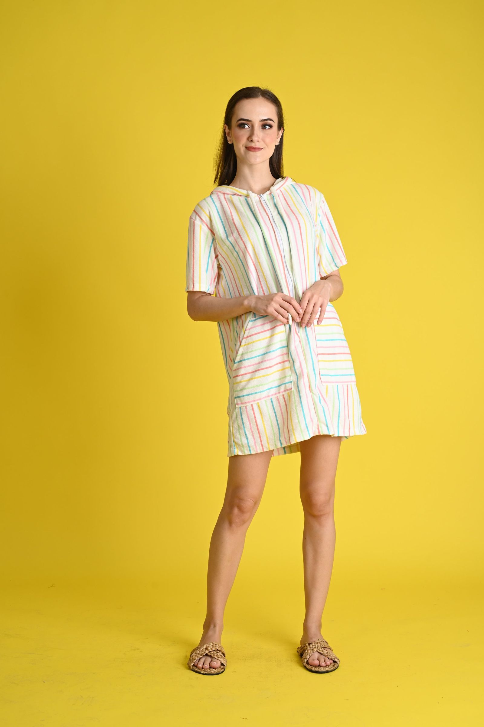 Swim 2023: Parali Towelette Hooded Cover-up