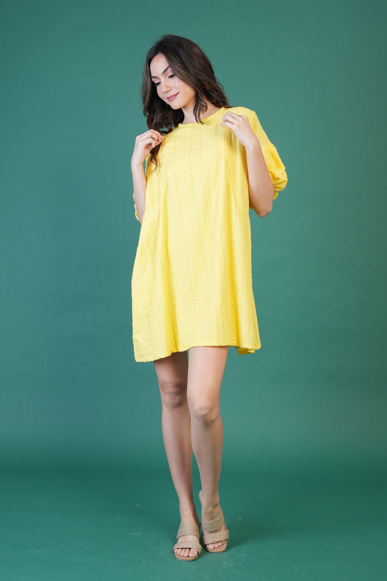 GET SPOTTED SHOP STOCKS Jenny Hues of Summer: Ava Premium Eyelet Dress