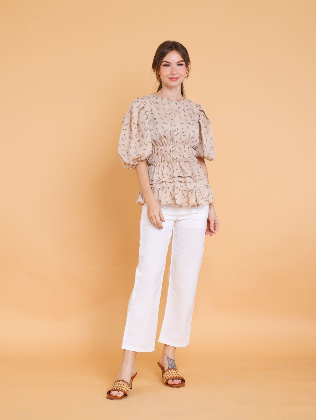 GET SPOTTED SHOP STOCKS Brown Collection: Kris Top