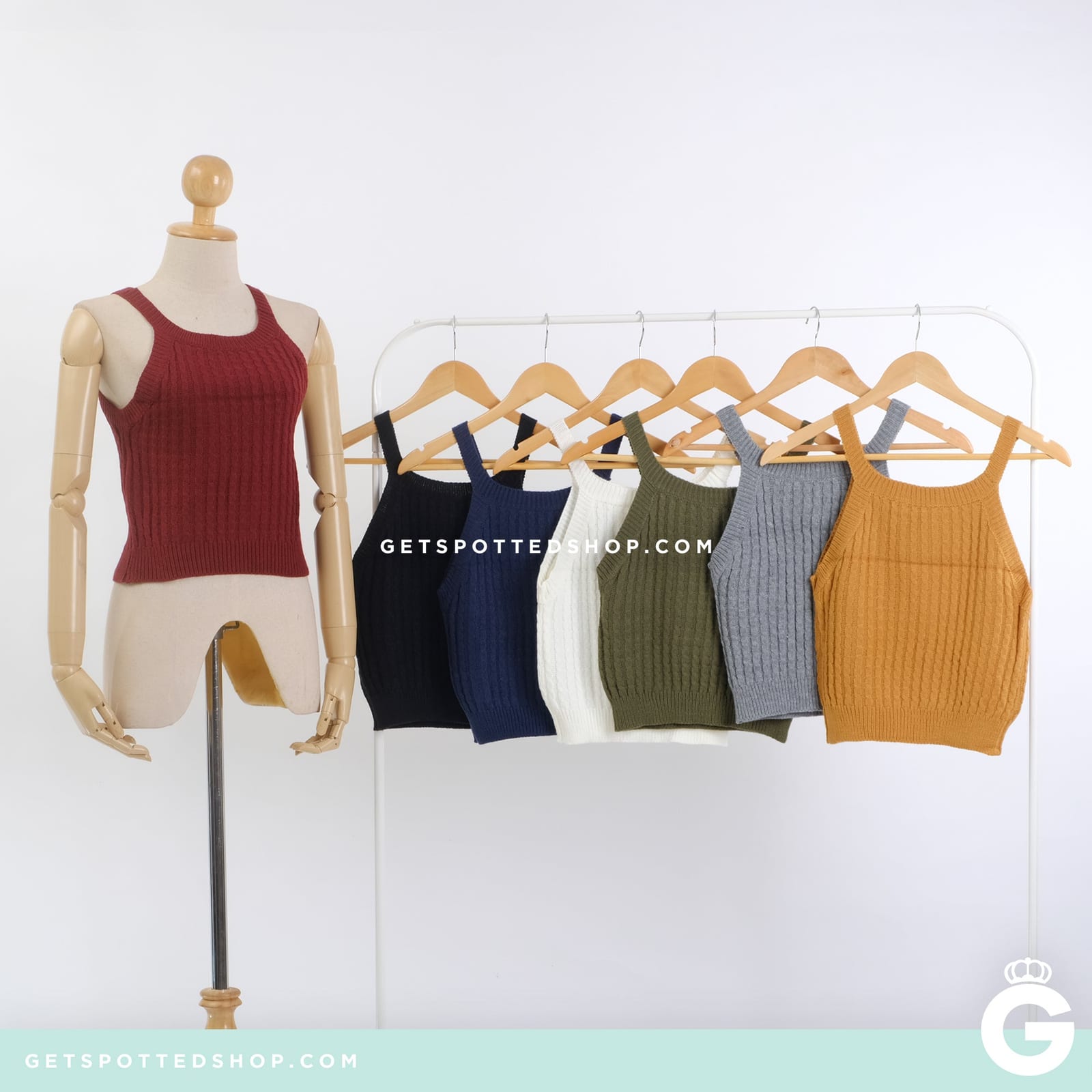 Chauncey Knitted Halter Top