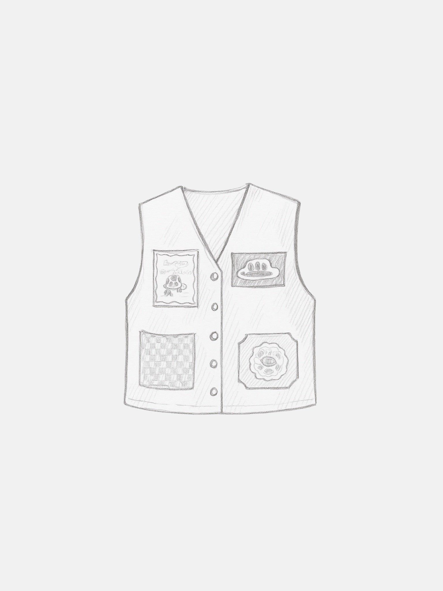 MNL EMGEE by Get Spotted: Dakila Vest in Blue Denim (KBL)