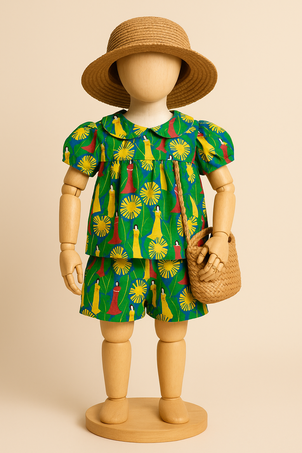 MNL EMGEE by Get Spotted: Top and Shorts Coordinates for Kids in Marilag Fabric