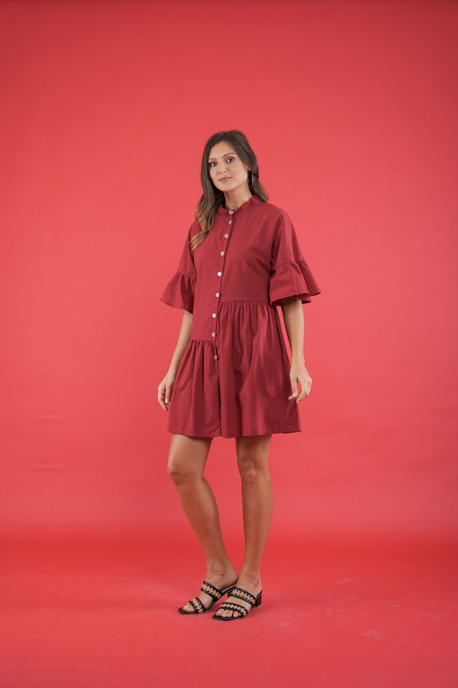 GET SPOTTED SHOP STOCKS GS Holiday: Salzburg Buttoned Dress
