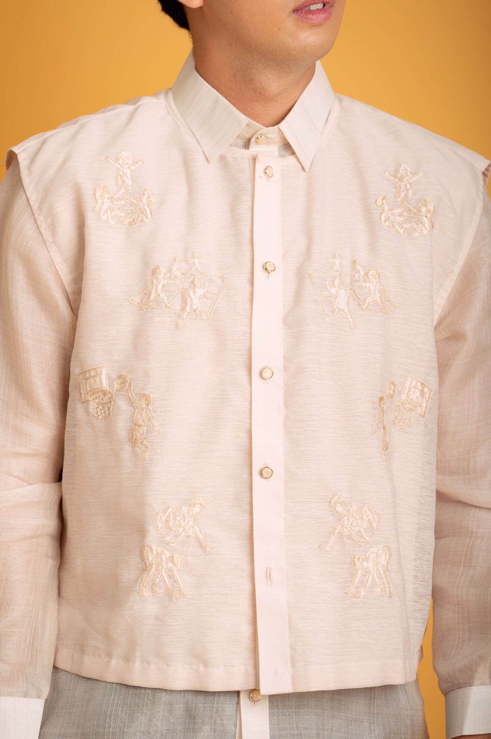MNL EMGEE by Get Spotted: Palaro Two Way Pina Barong