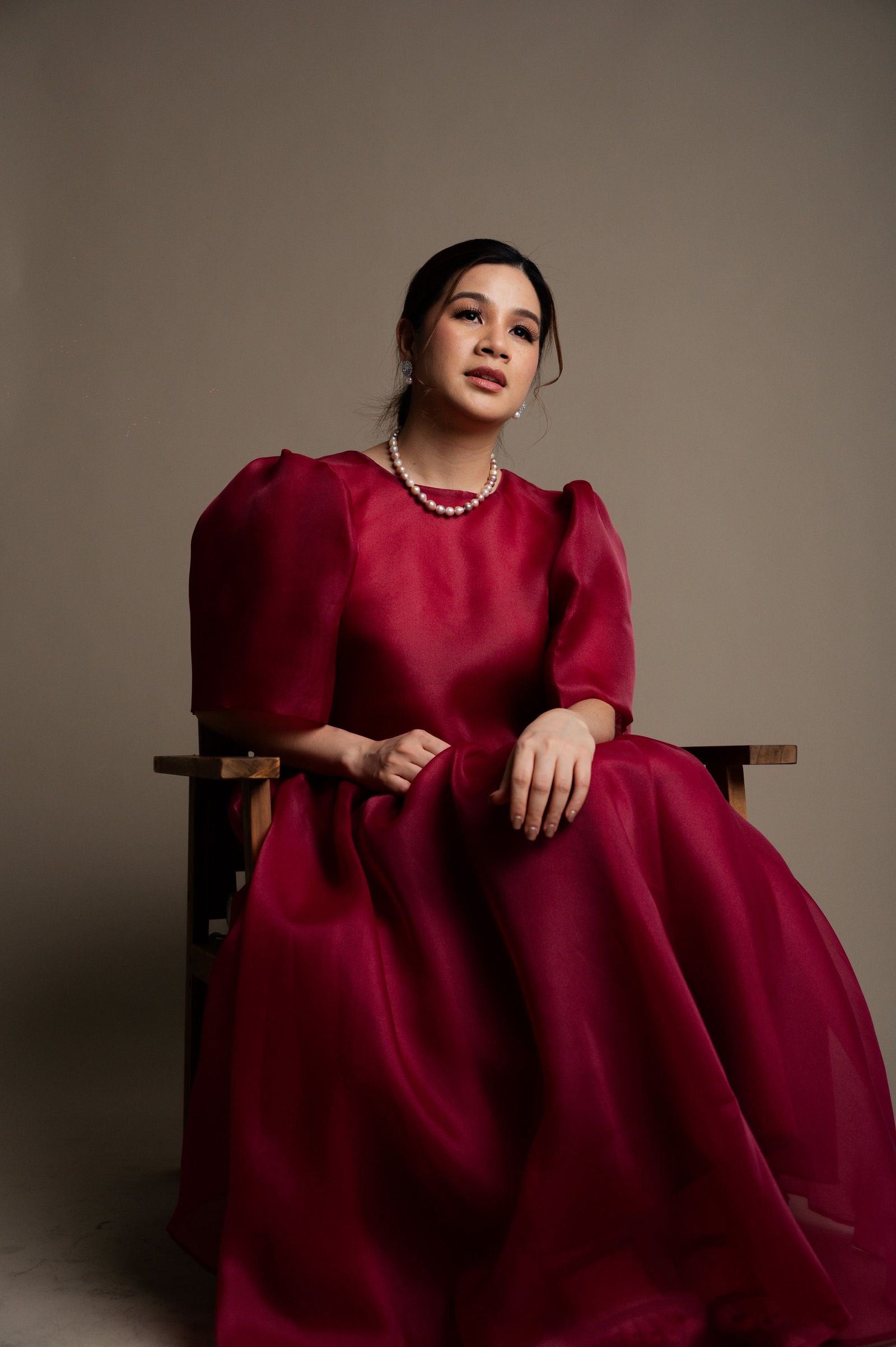 Maud London x Get Spotted: Gabriela  in Burgundy