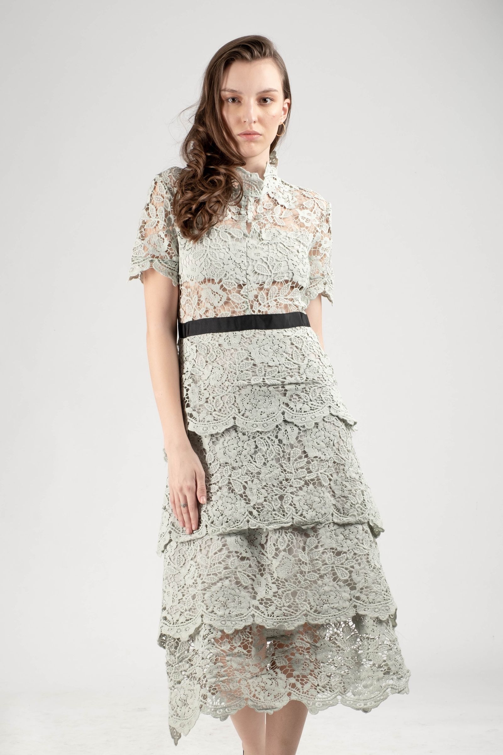 Holiday 12 Lace Dress in Mint