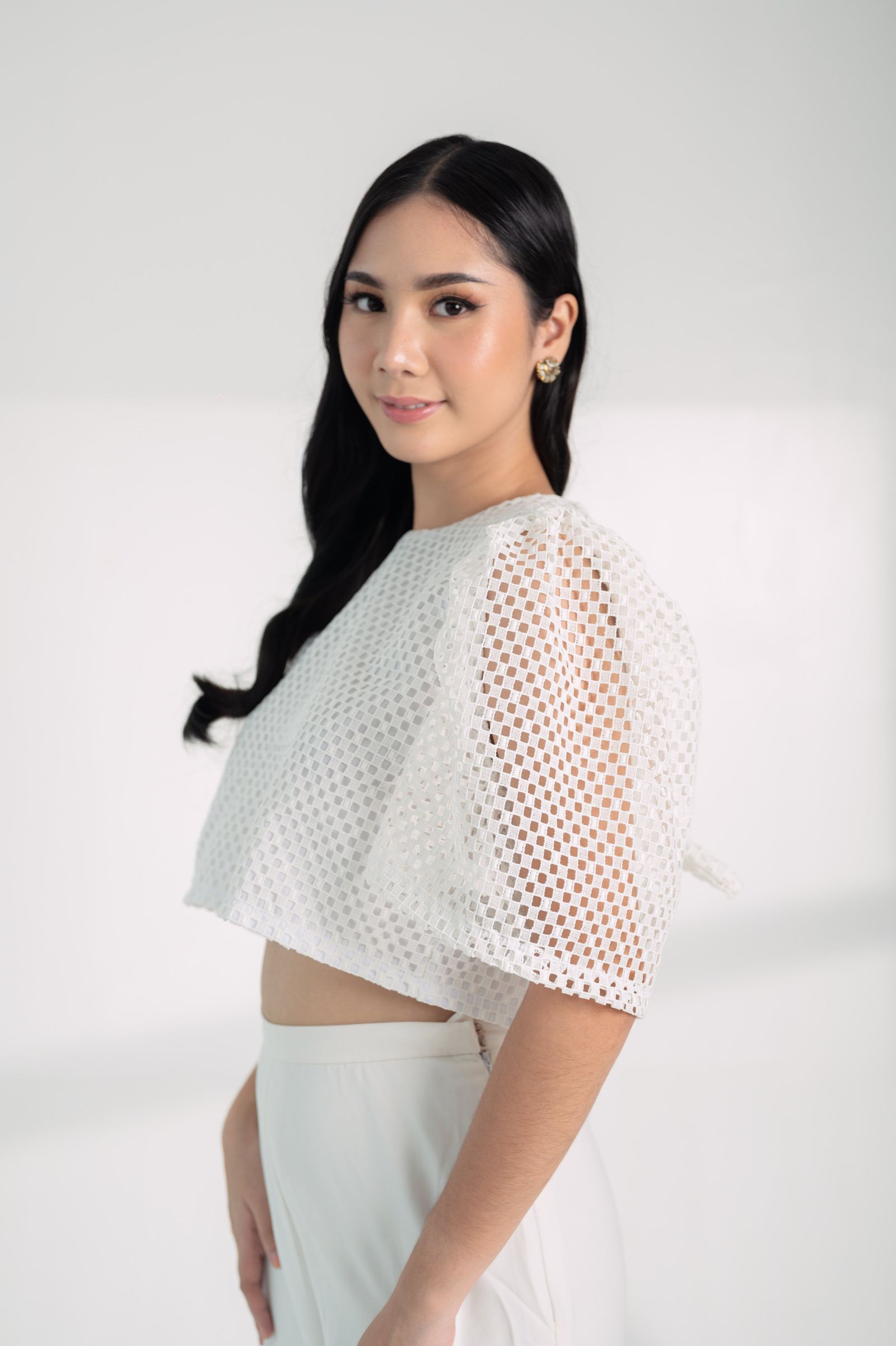SPECIAL COLLECTION: Melchora Top in Lux White
