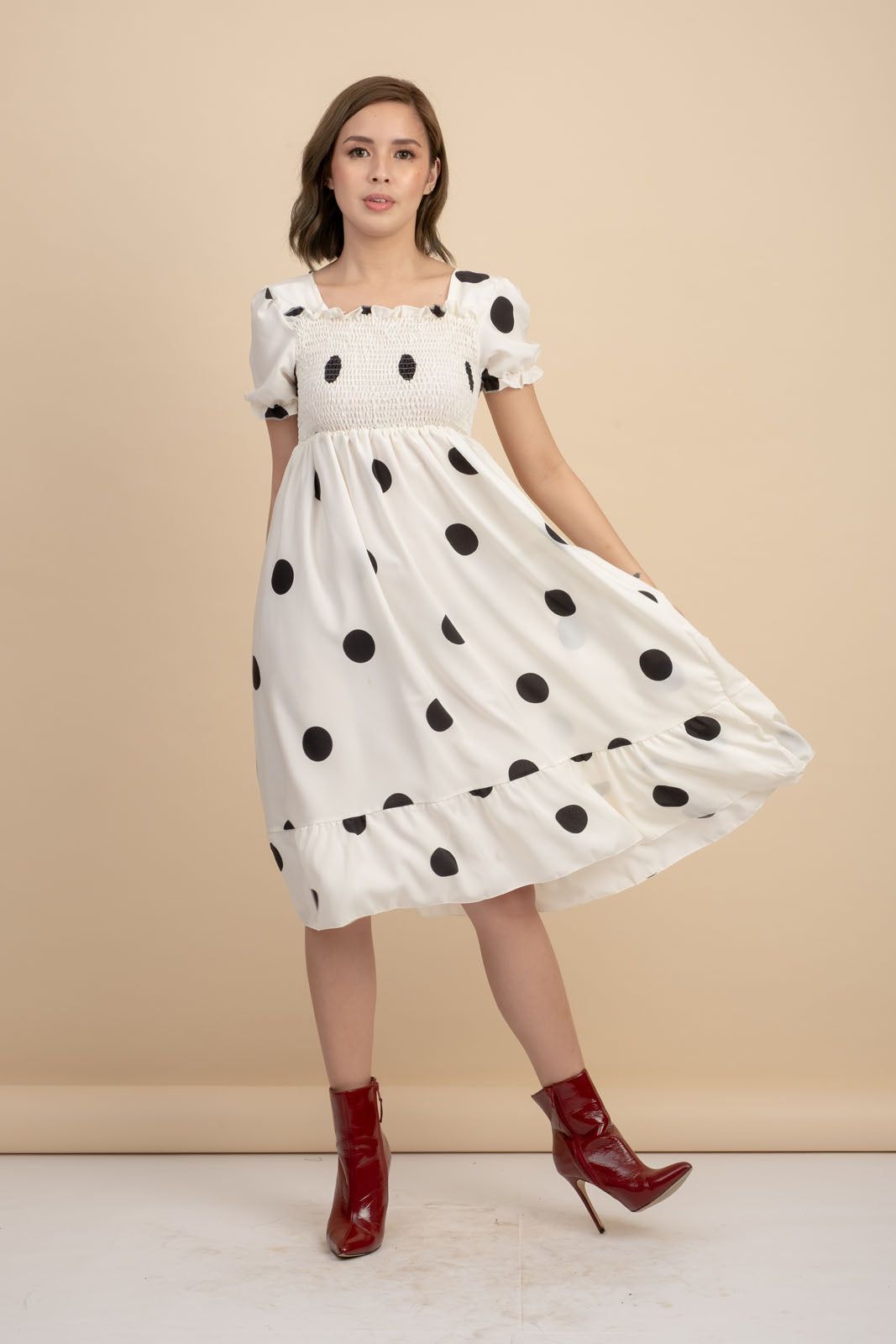 Rosalie Polka Dress