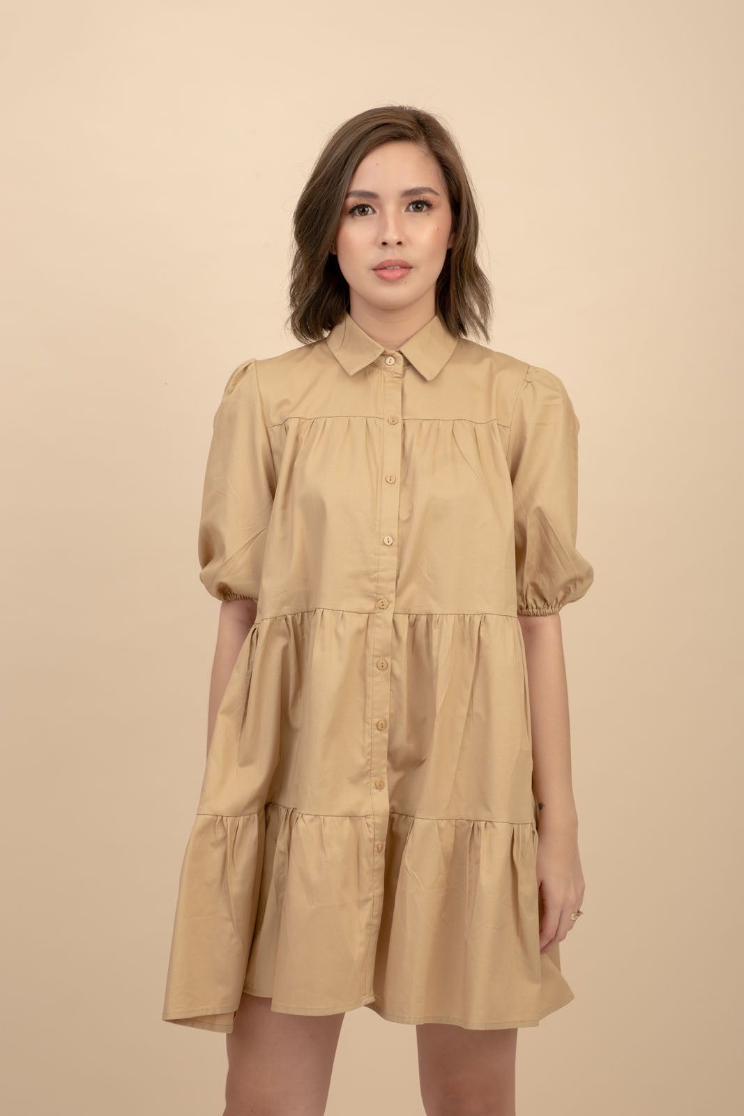Sarah Brown Mini Dress