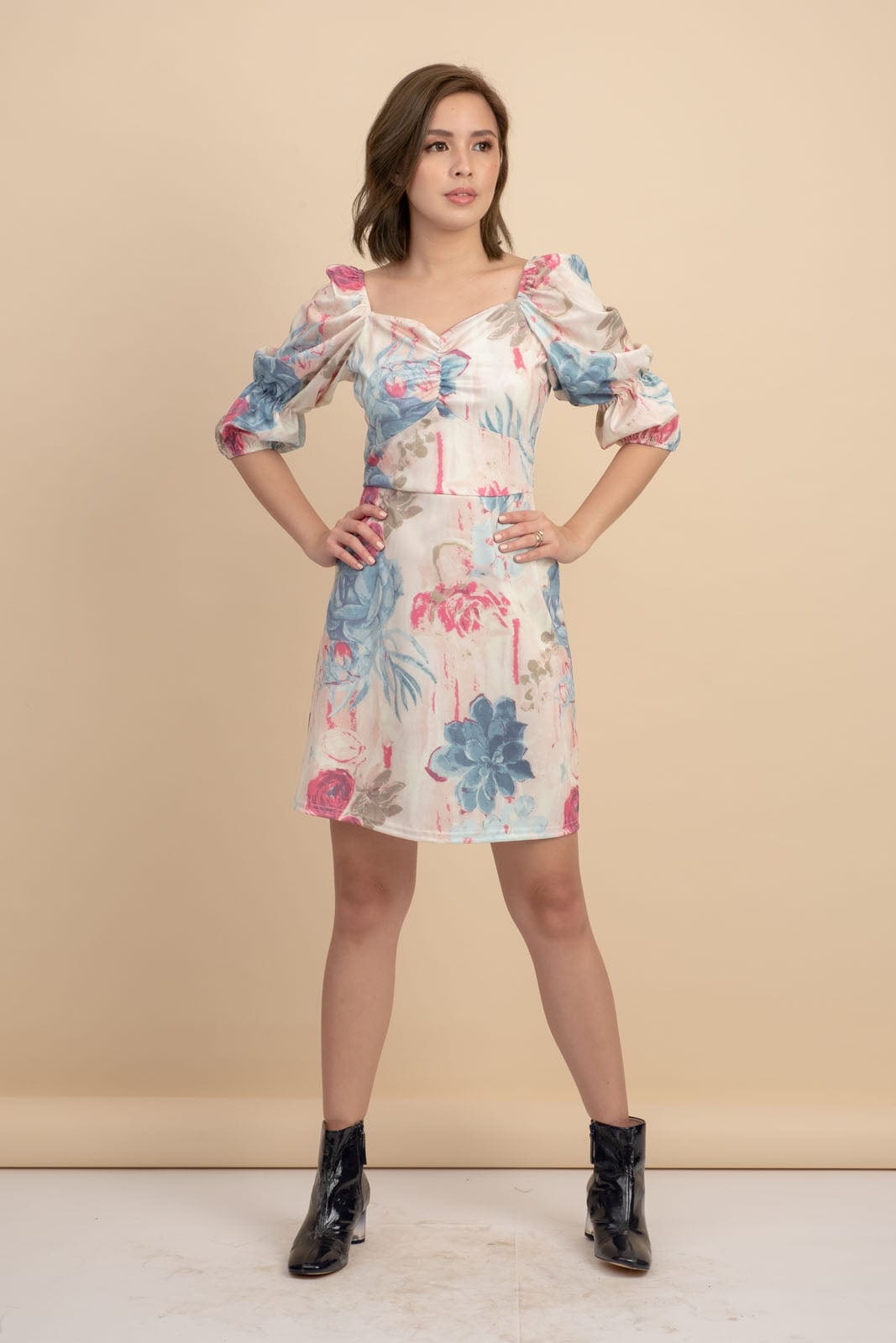 Joline Printed Floral Dress