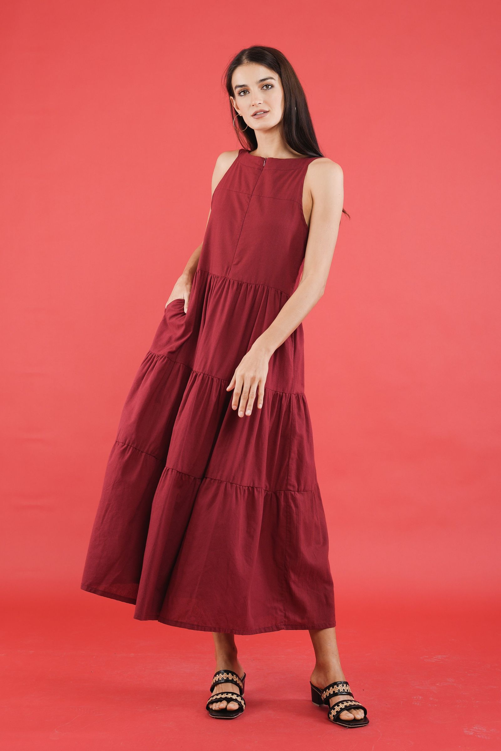 GET SPOTTED SHOP STOCKS GS Holiday: Anna Maxi Dress in Holiday Green