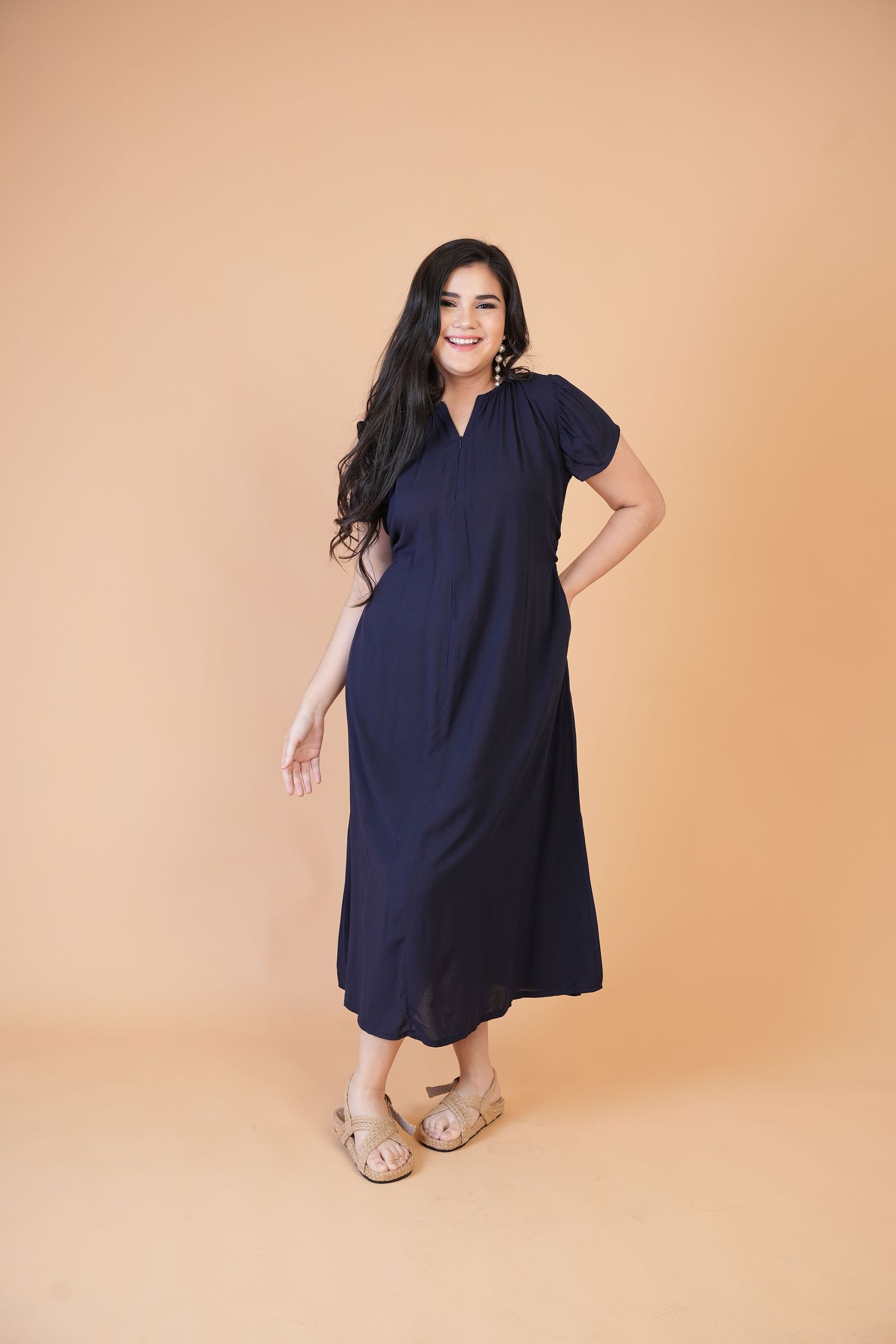 GET SPOTTED SHOP STOCKS Tropics: Marina Backless Dress
