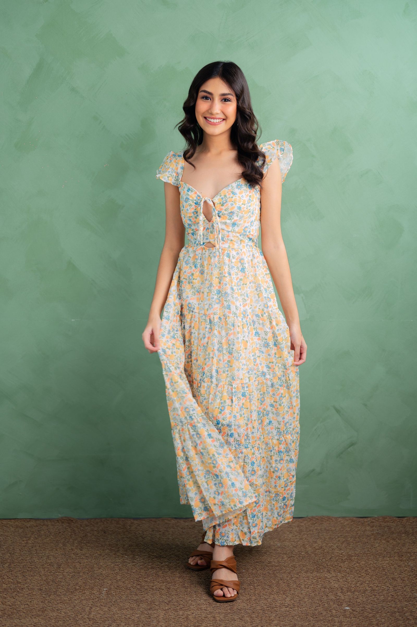 Pre-Holiday: Bush Floral Maxi Dress