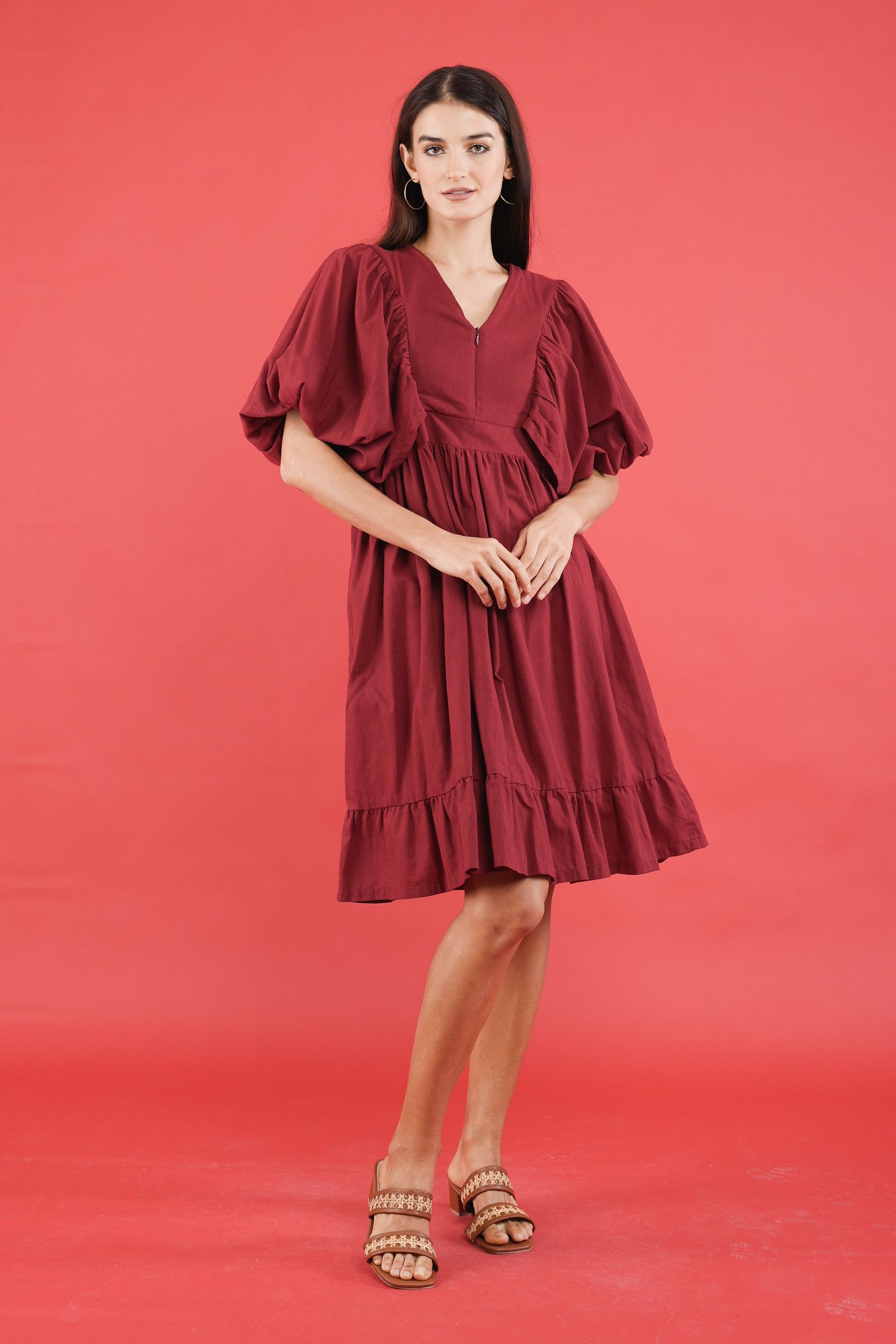 GET SPOTTED SHOP STOCKS GS Holiday: Beyonce Puff-sleeved Dress
