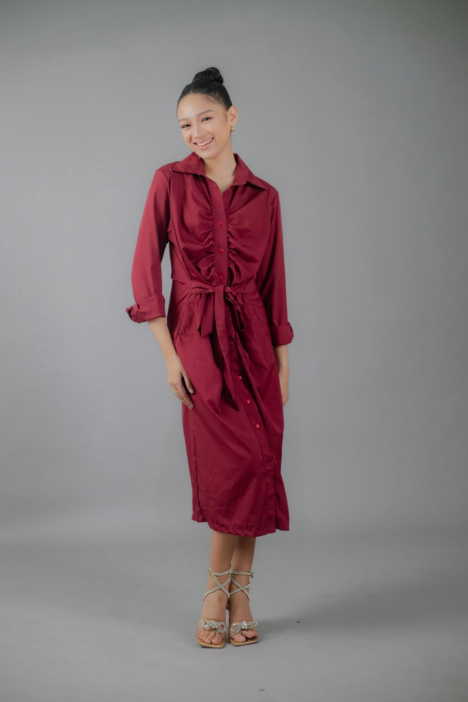 GS Date Night 2: Ginger Midi Button Down