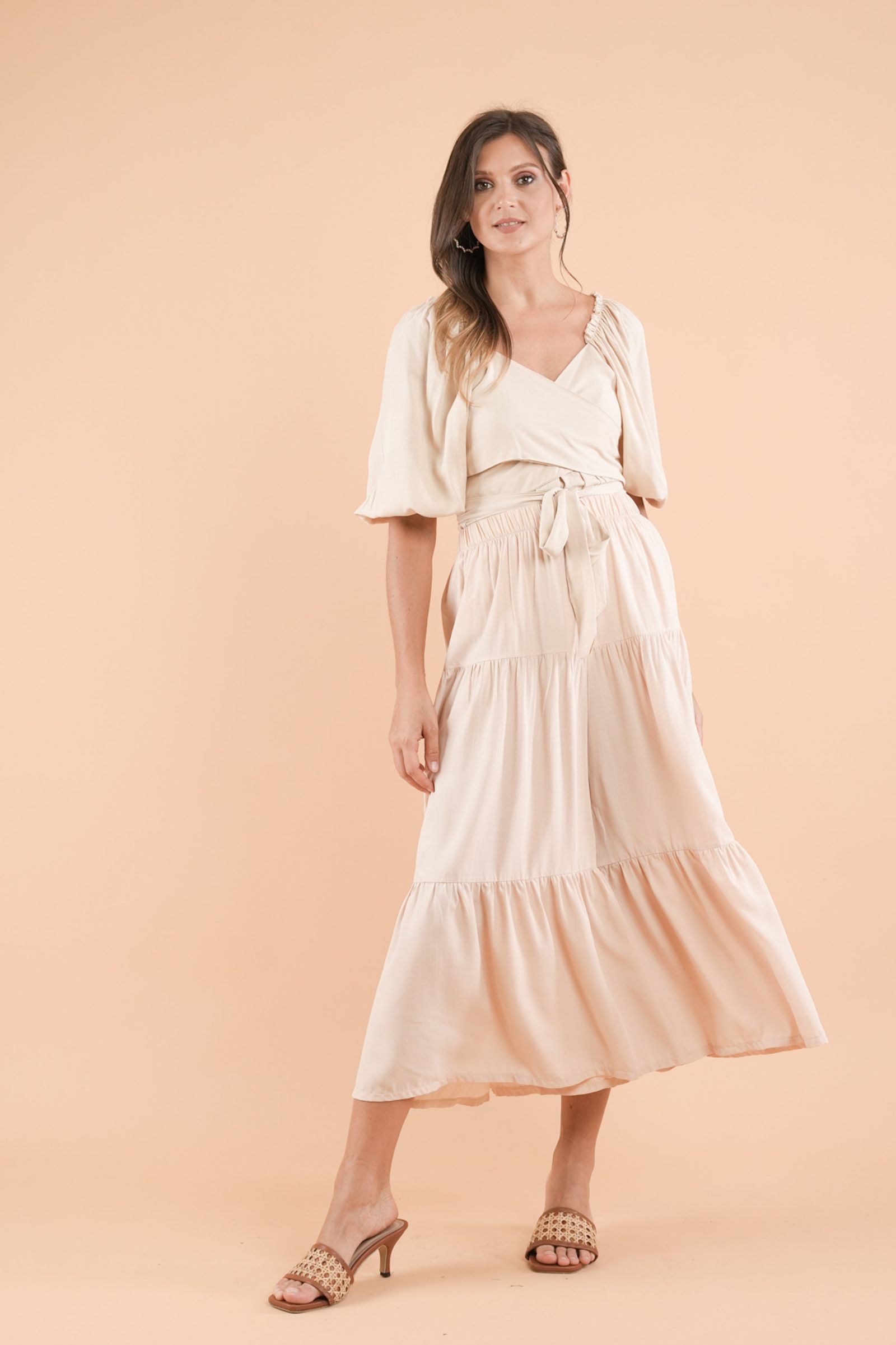 GET SPOTTED SHOP STOCKS Mix and Match Bottoms: Amite Tiered Pants