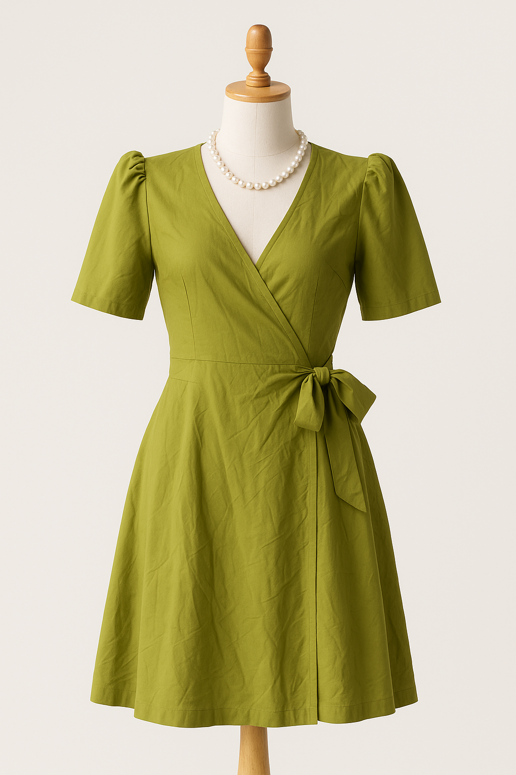 Maud London x Get Spotted: Julian Dress in Avocado