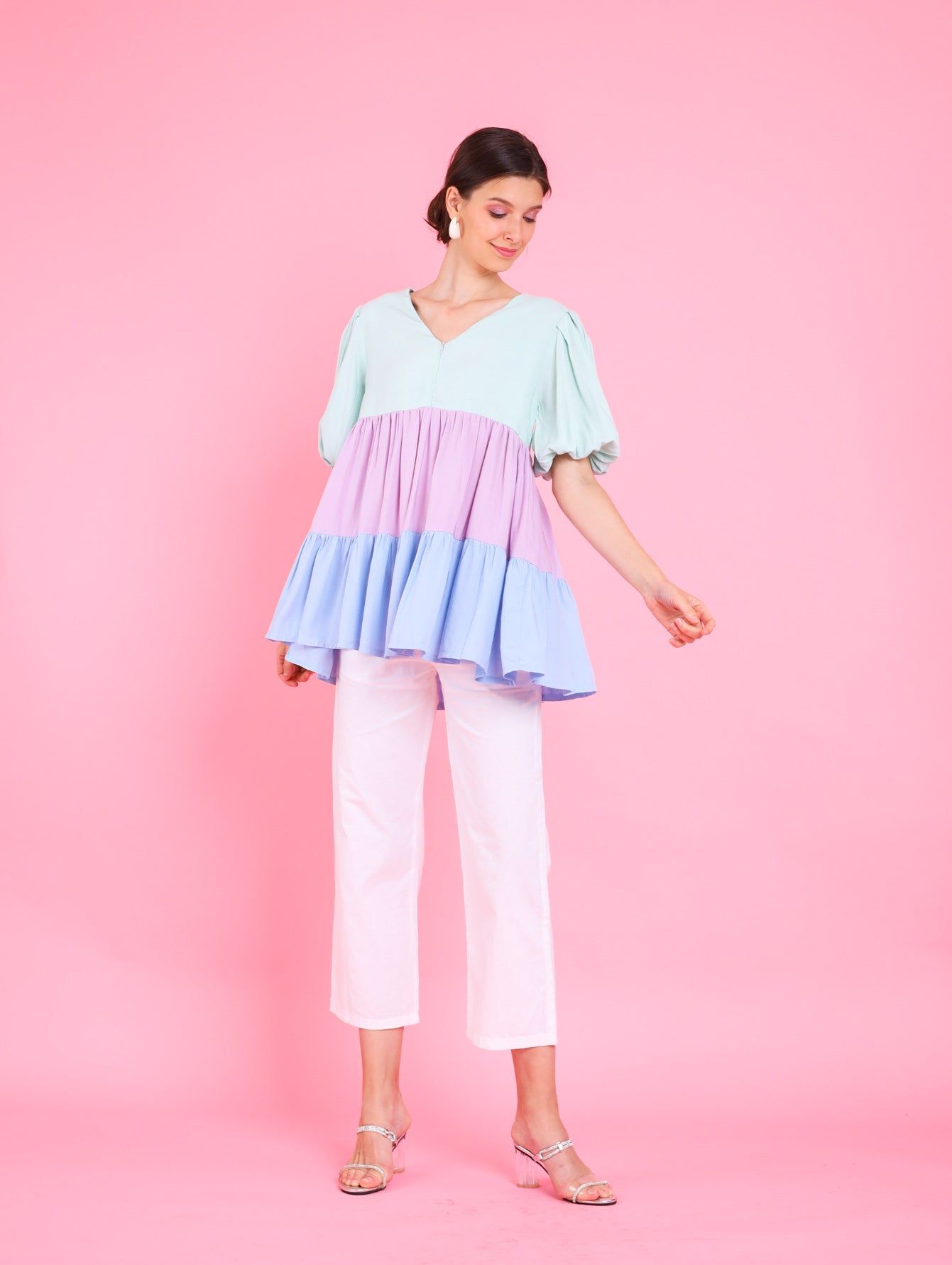 GET SPOTTED SHOP STOCKS Barbiecore: Gloria Top
