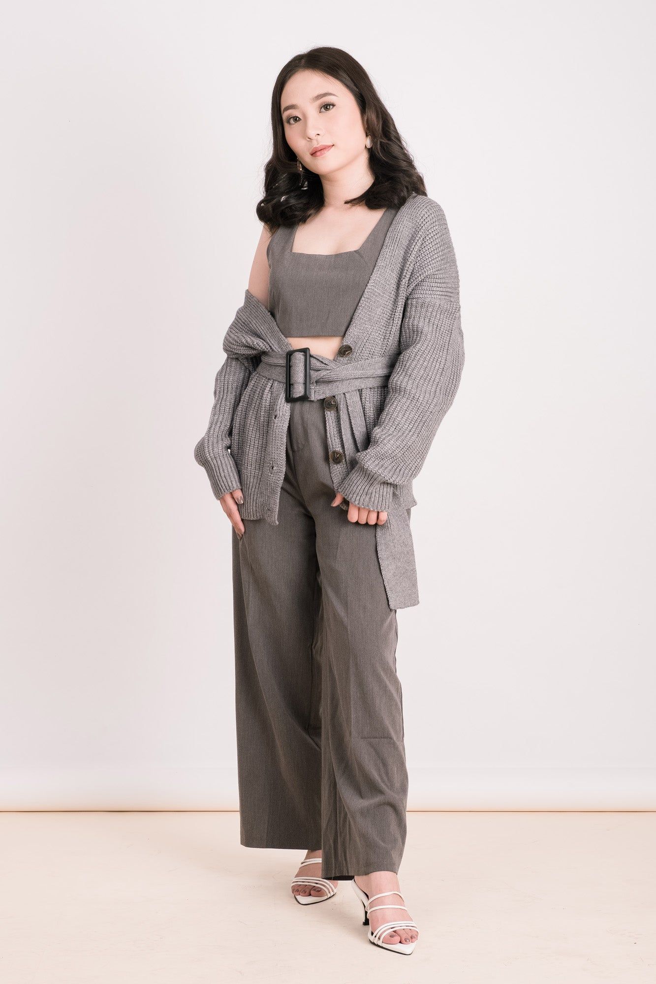 Consuela Knitted Top with Belt