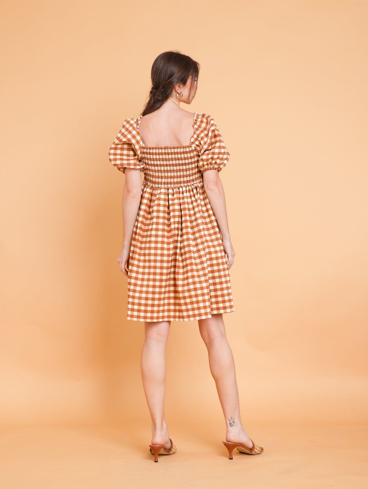 GET SPOTTED SHOP STOCKS Brown Collection: Aiesha Dress (LIMITED)